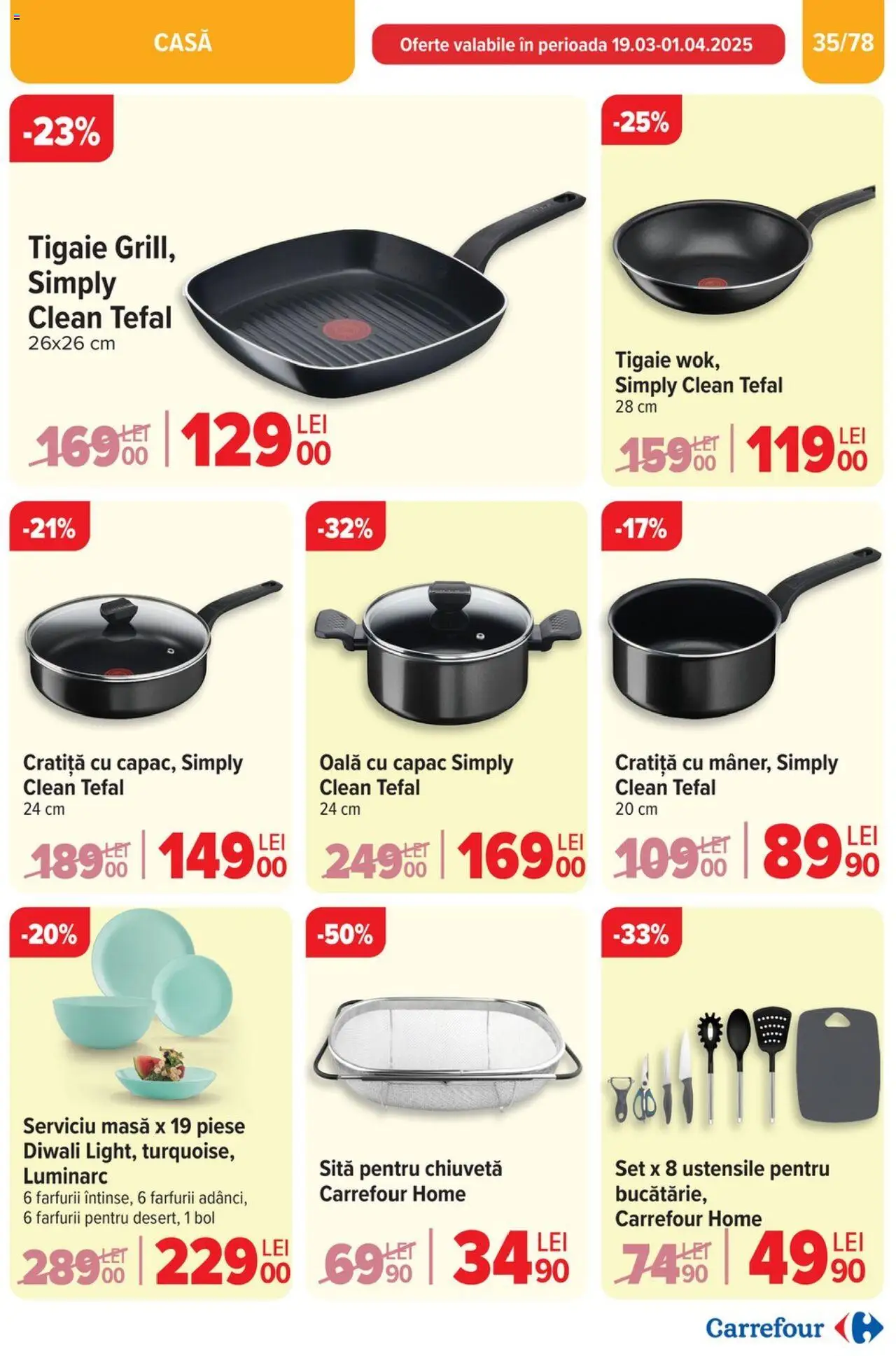 Catalog Carrefour 26 Martie - 1 Aprilie 2025 | Pagina 36 | Produse: Cratiță, Oală, Bol, Chiuvetă