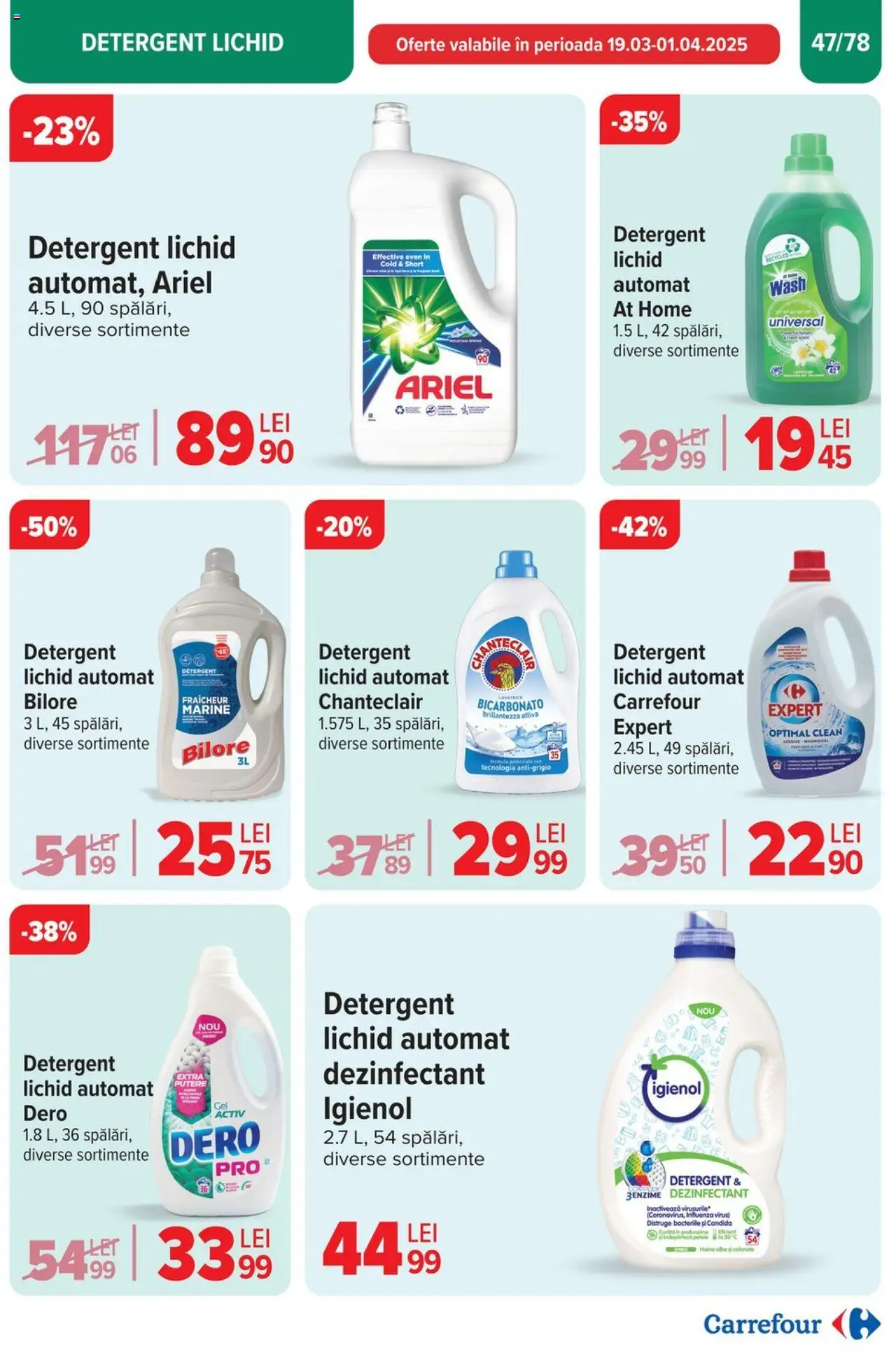 Catalog Carrefour 26 Martie - 1 Aprilie 2025 | Pagina 48 | Produse: Pomelo, Detergent