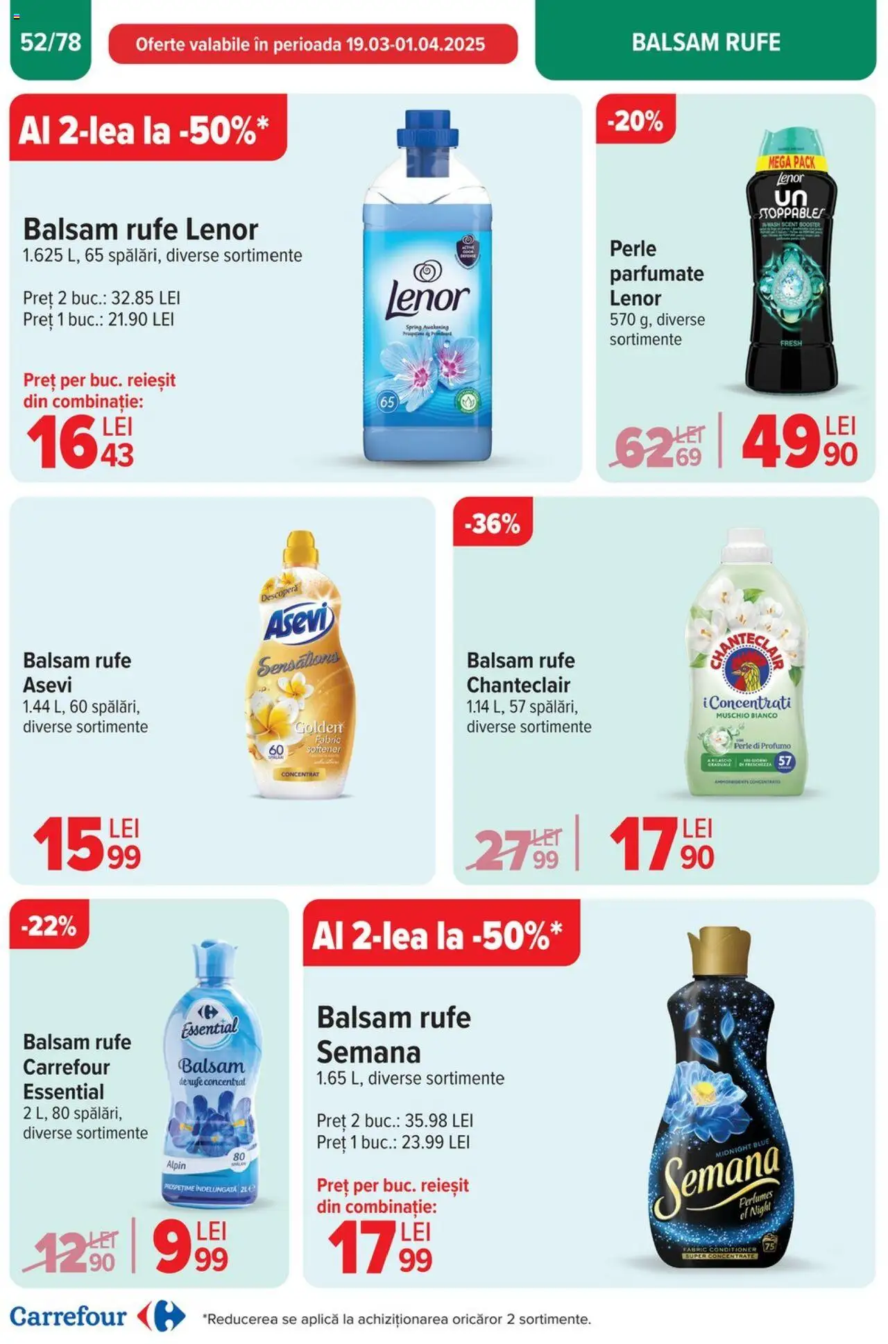 Catalog Carrefour 26 Martie - 1 Aprilie 2025 | Pagina 53 | Produse: Akrilik boya, Balsam