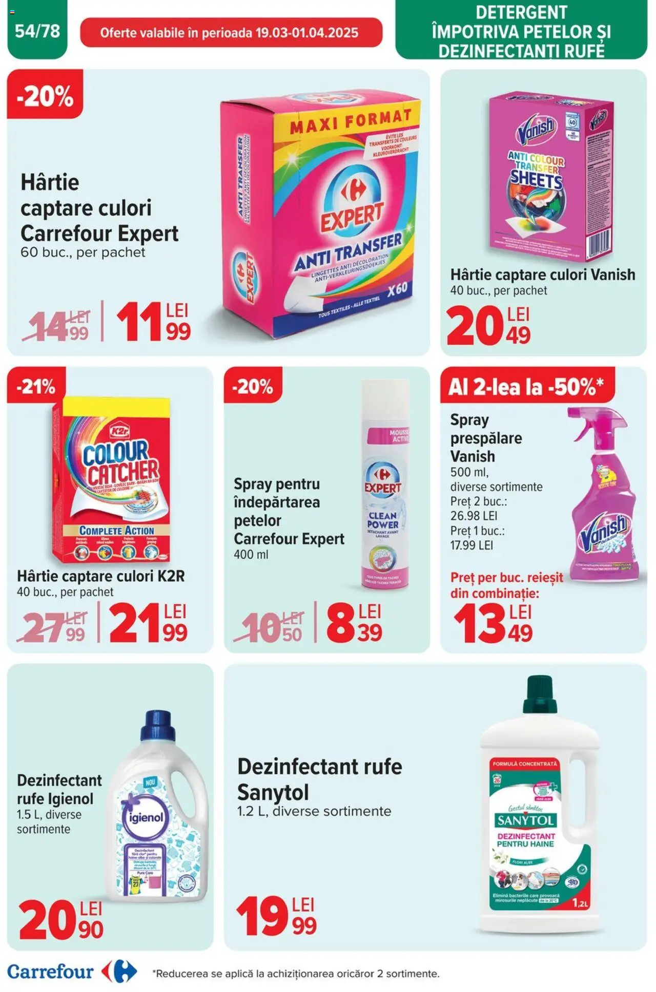Catalog Carrefour 26 Martie - 1 Aprilie 2025 | Pagina 55 | Produse: Pomelo, Detergent, Haine, Çelik Mama ve Su Kabı