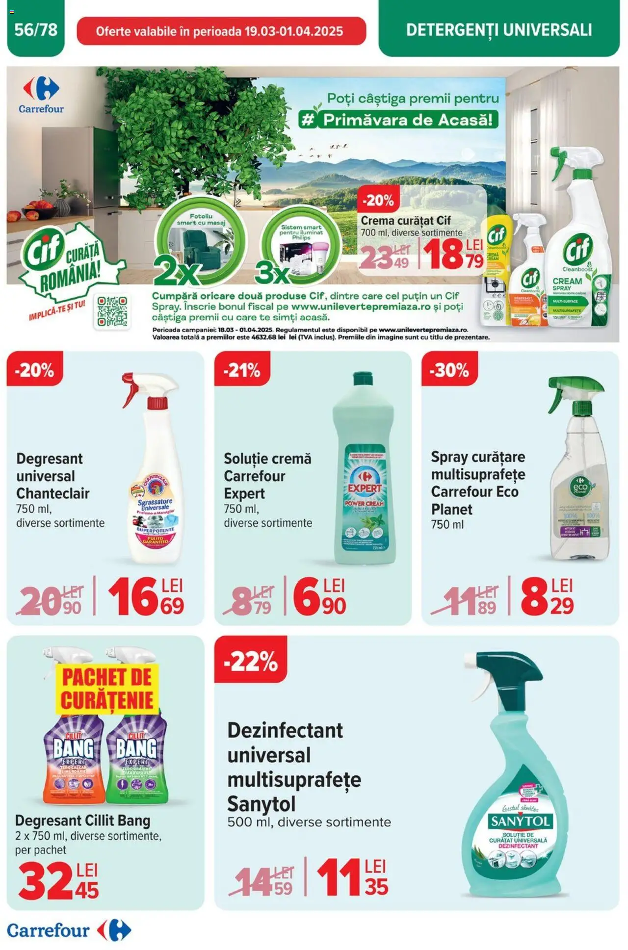 Catalog Carrefour 26 Martie - 1 Aprilie 2025 | Pagina 57 | Produse: Enginar, Fotoliu, Cremă
