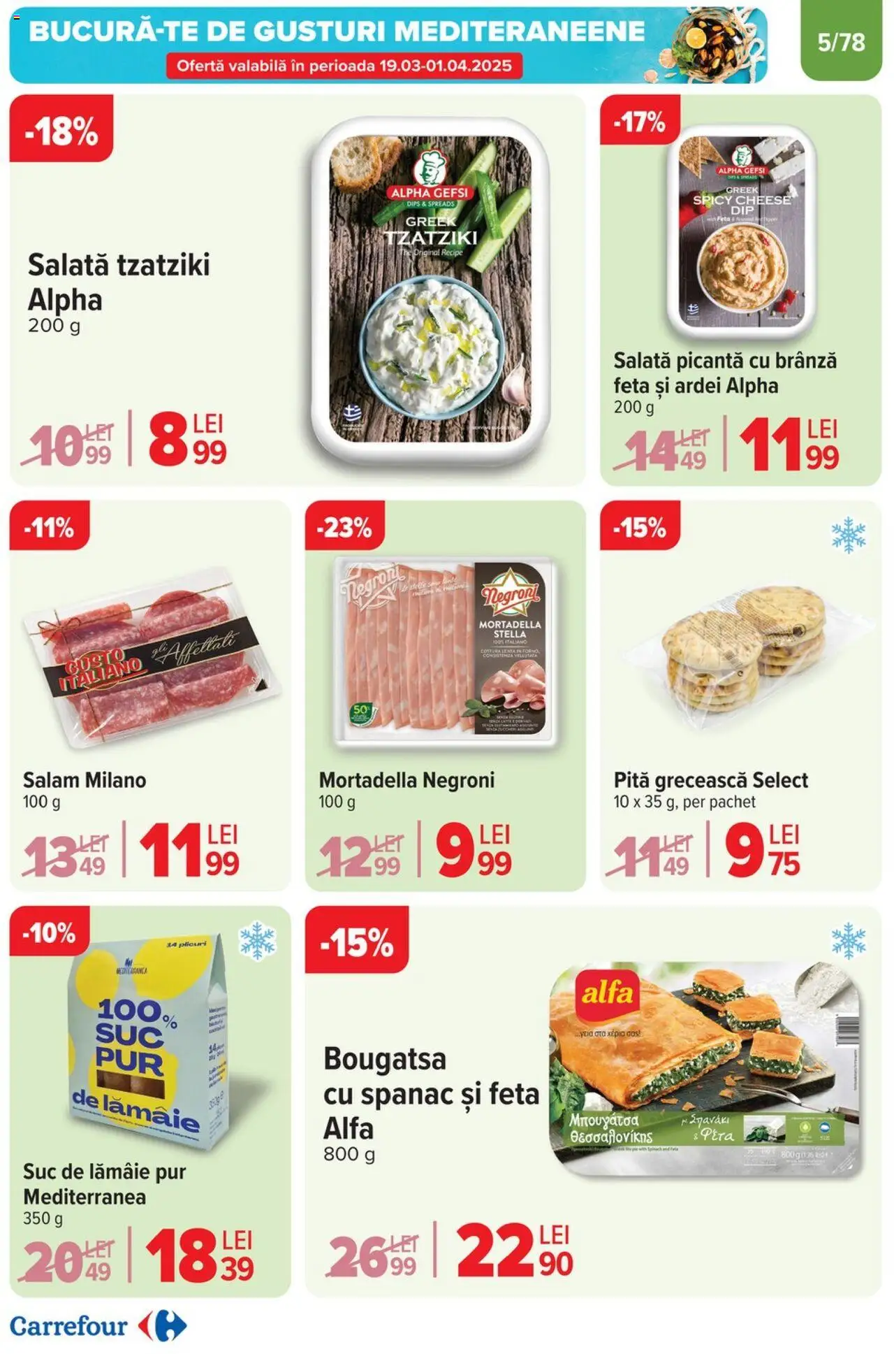Catalog Carrefour 26 Martie - 1 Aprilie 2025 | Pagina 6 | Produse: Ardei, Salam, Salată, Lămâie