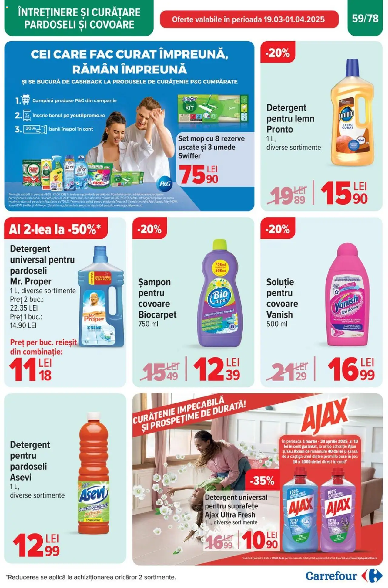 Catalog Carrefour 26 Martie - 1 Aprilie 2025 | Pagina 60 | Produse: Pomelo, Joc, Șampon, Çelik Mama ve Su Kabı