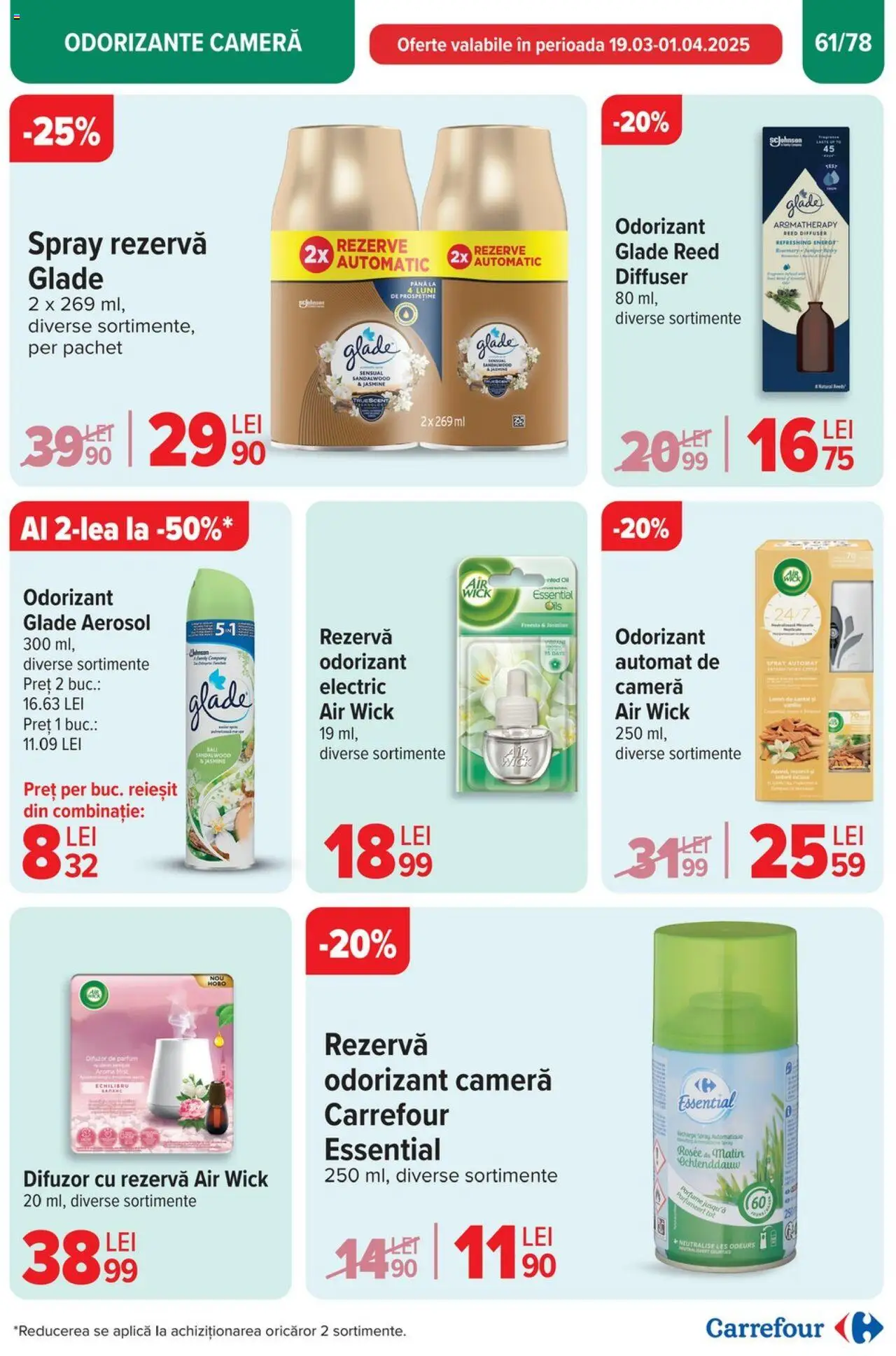 Catalog Carrefour 26 Martie - 1 Aprilie 2025 | Pagina 62 | Produse: Cameră, Difuzor, Parfum