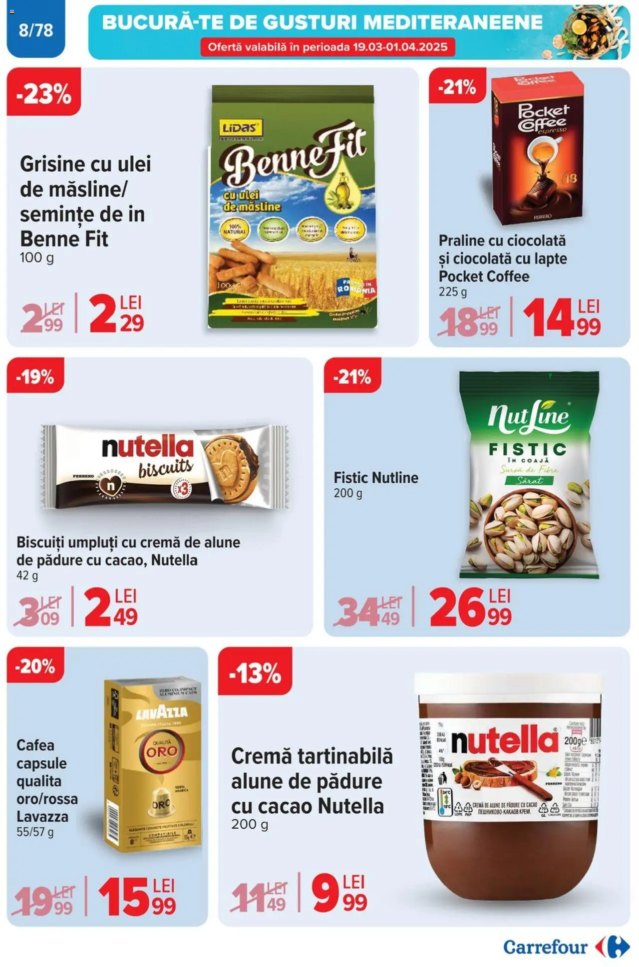 Catalog Carrefour 26 Martie - 1 Aprilie 2025 | Pagina 9 | Produse: Praline, Ciocolată, Fistic, Biscuiți
