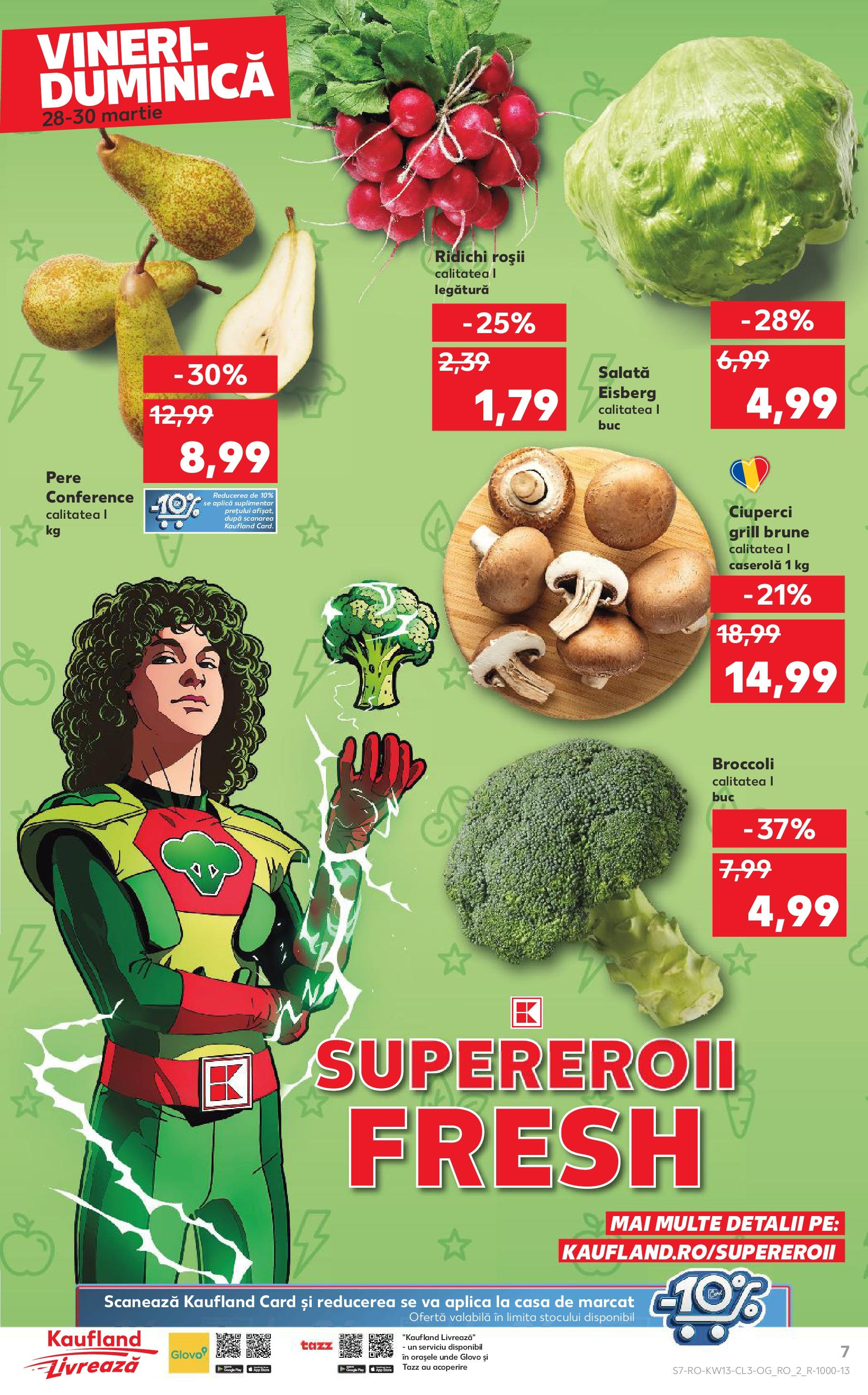 Catalog Kaufland 28 - 30 Martie 2025 | Pagina 7 | Produse: Grill, Ciuperci, Sıcak çikolata, Salată