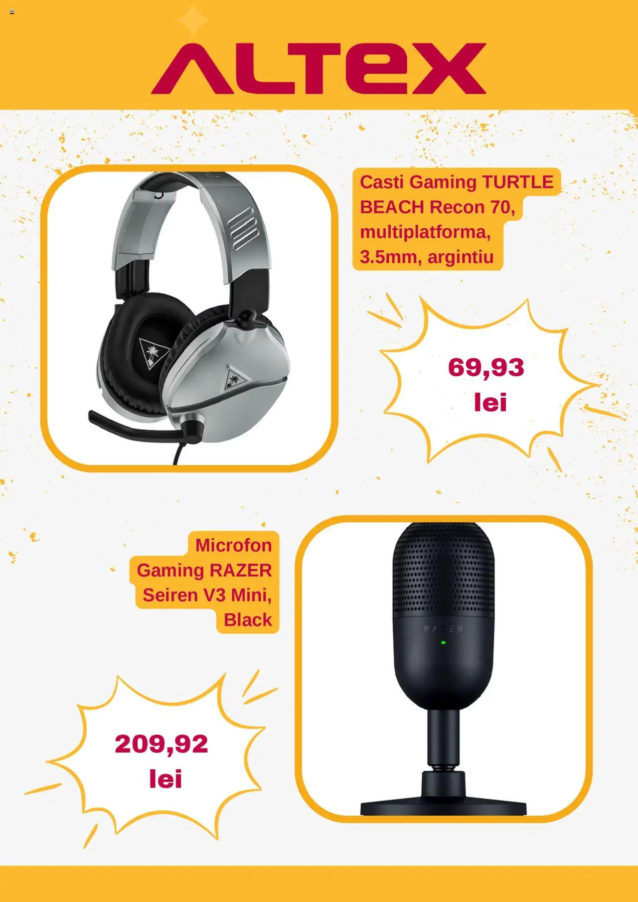 Catalog Altex 27 Martie - 3 Aprilie 2025 | Pagina 4 | Produse: Căști, Microfon