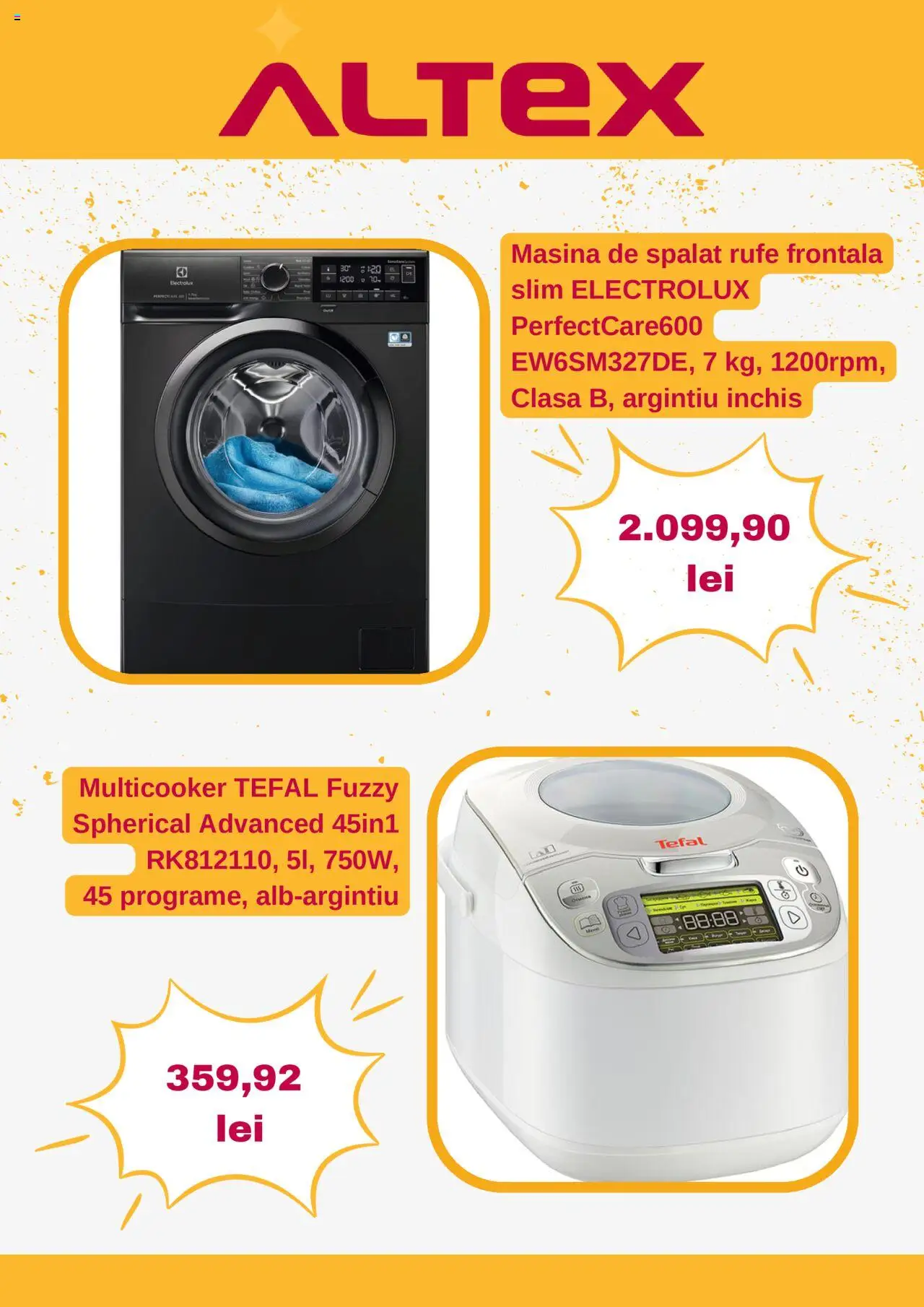Catalog Altex 27 Martie - 3 Aprilie 2025 | Pagina 6 | Produse: Mașină De Spălat