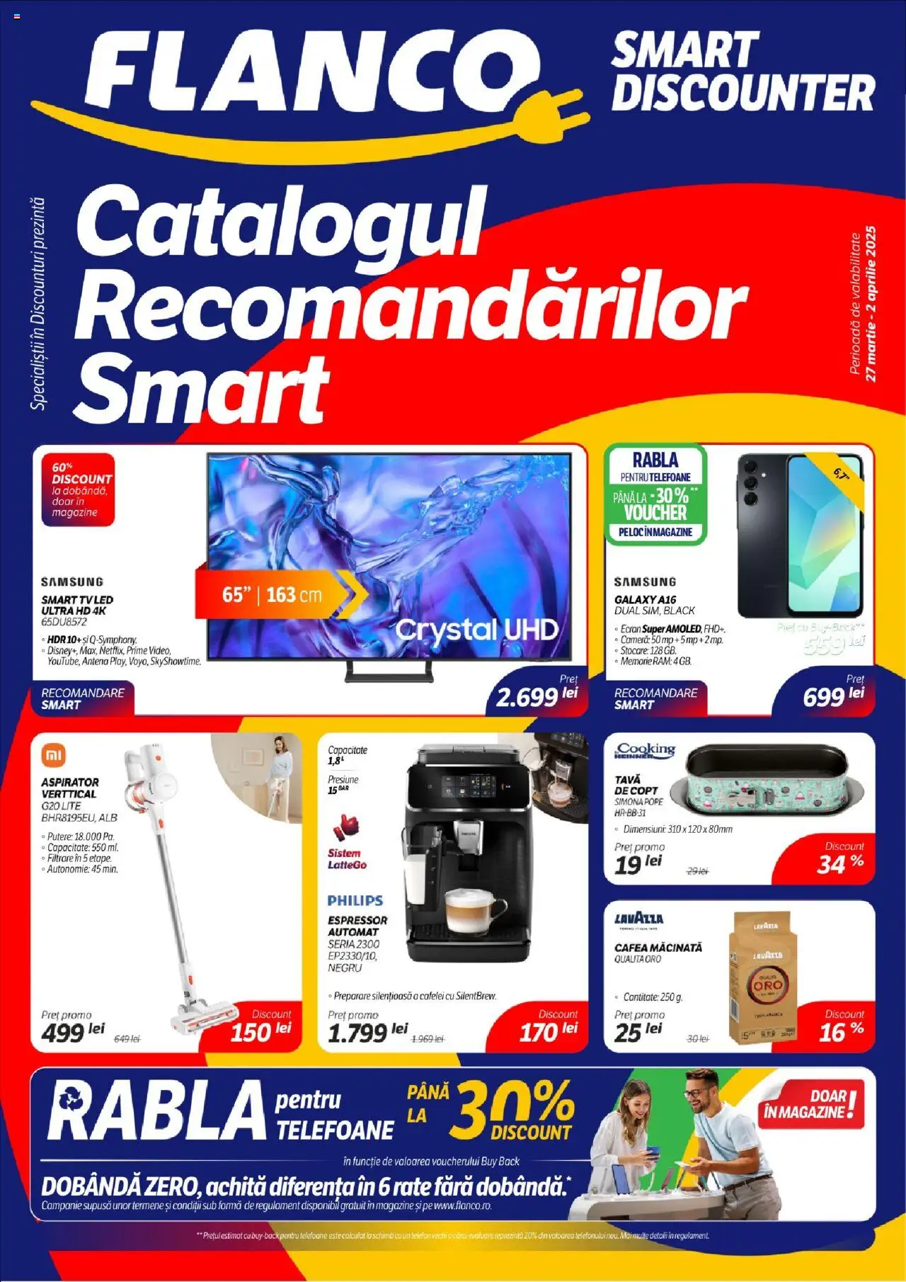 Catalog Flanco 27 Martie - 2 Aprilie 2025 | Pagina 1 | Produse: Memorie, Cameră, Aspirator, Babak