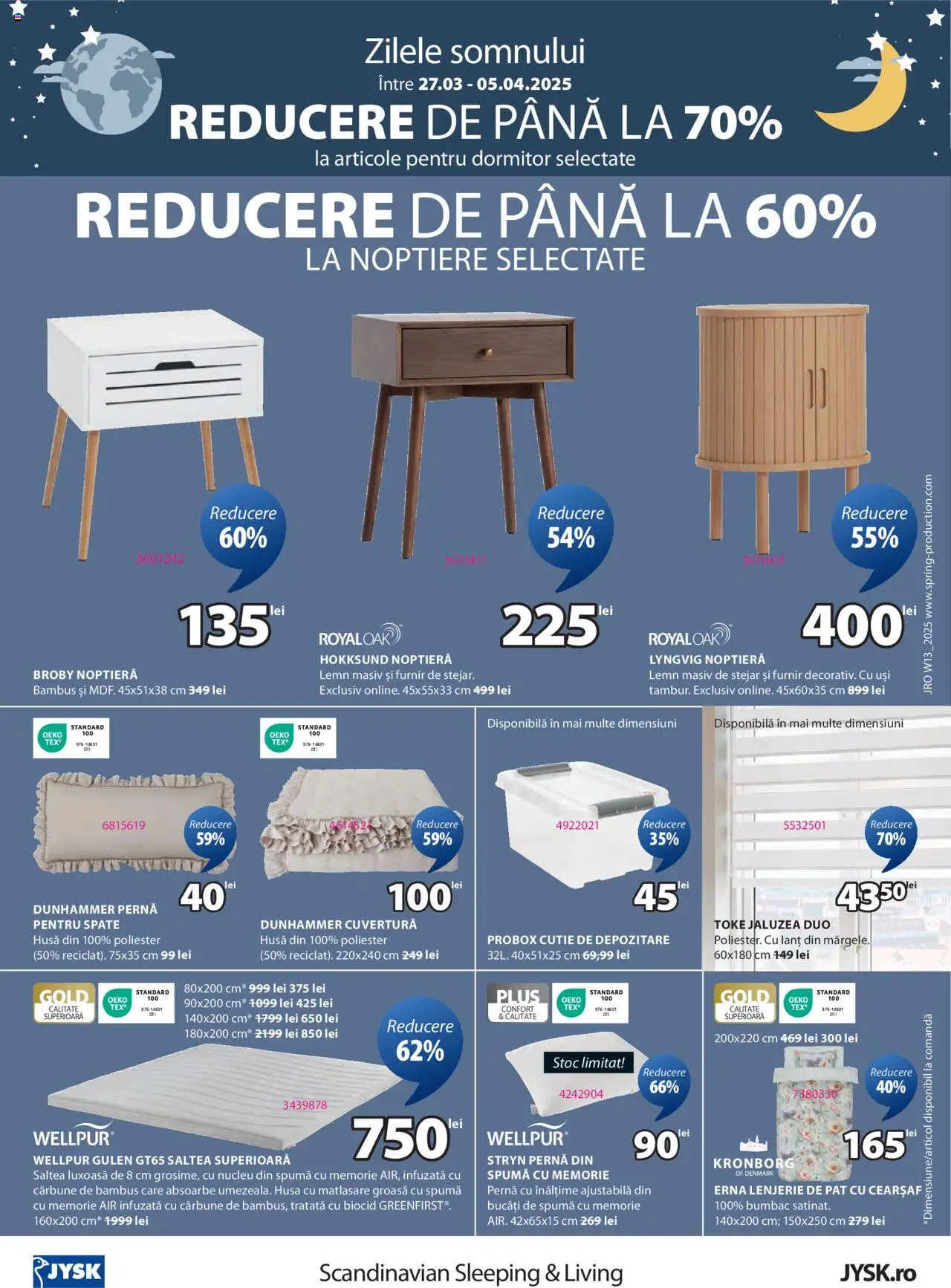 Catalog JYSK 27 Martie - 5 Aprilie 2025 | Pagina 4 | Produse: Pat, Saltea, Lenjerie de pat, Türk kahvesi öğütme değirmeni