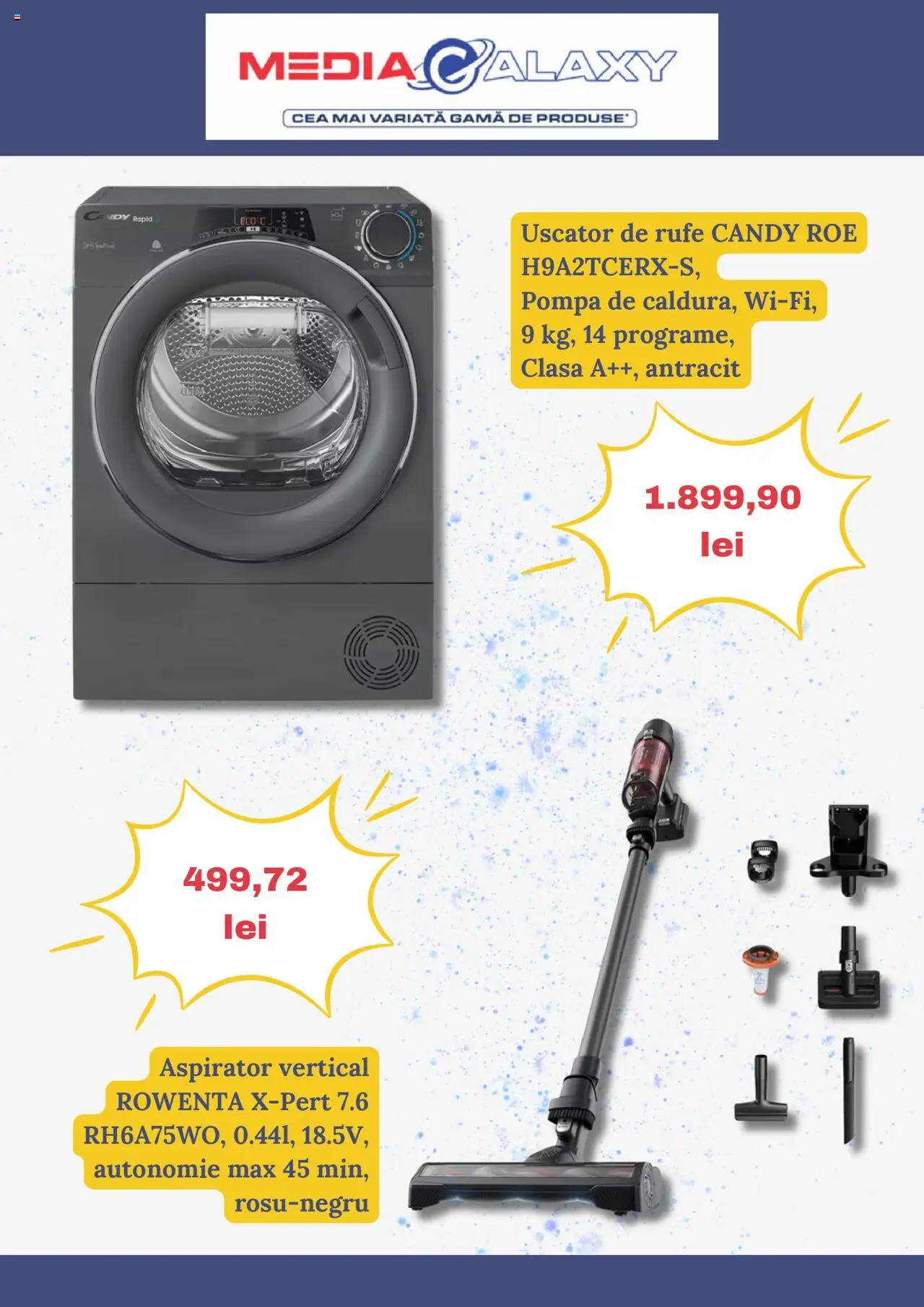 Catalog Media Galaxy 27 Martie - 3 Aprilie 2025 | Pagina 6 | Produse: Uscător, Aspirator