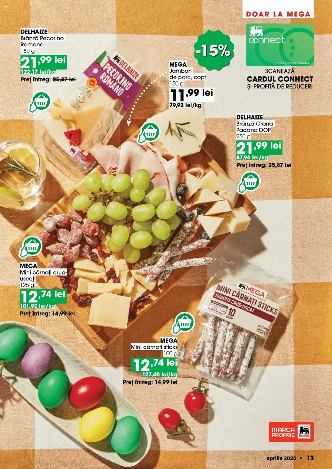Catalog Mega Image 27 Martie - 22 Aprilie 2025 | Pagina 13 | Produse: Brânză, Cârnați