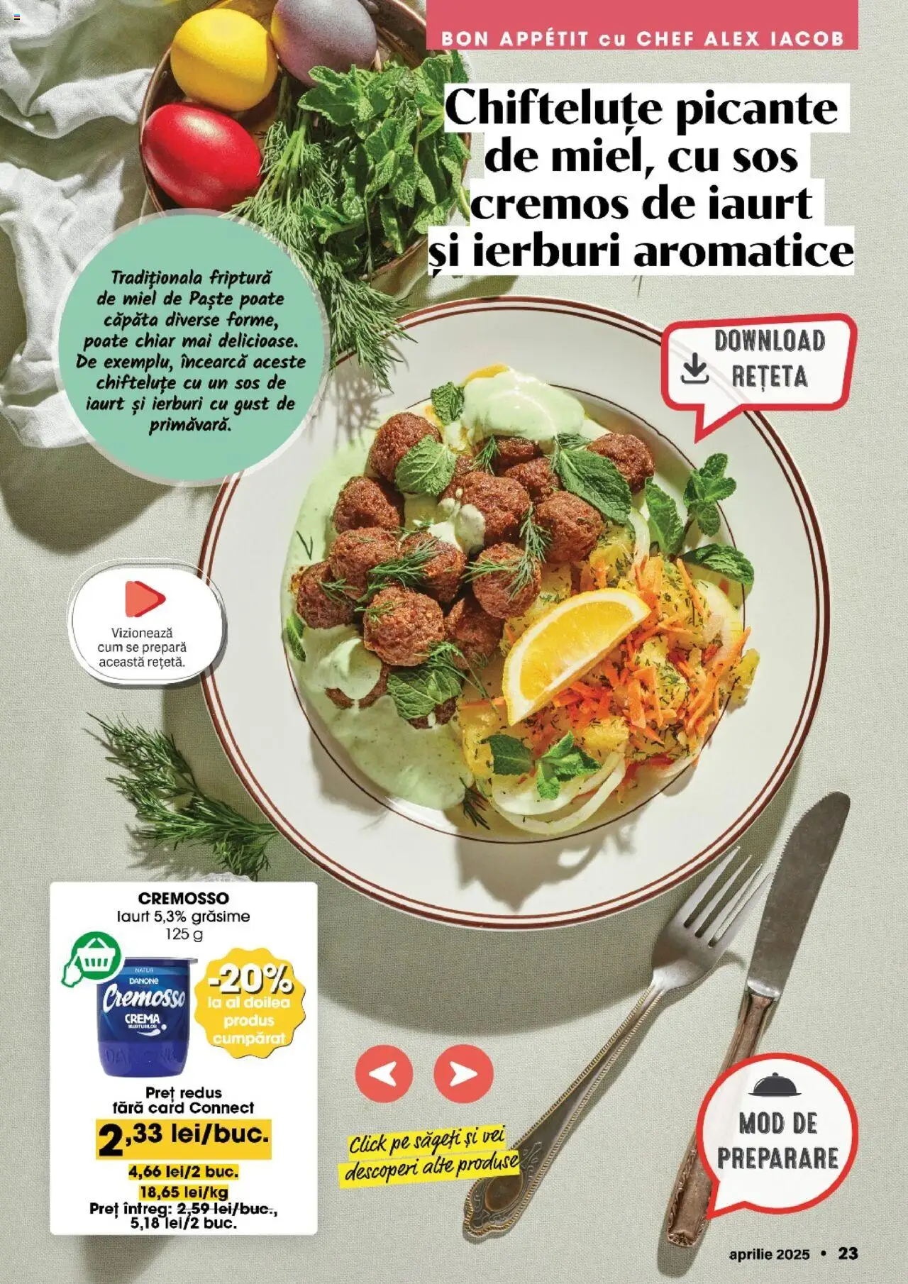 Catalog Mega Image 27 Martie - 22 Aprilie 2025 | Pagina 23 | Produse: Iaurt, Cremă, Paste, Sos