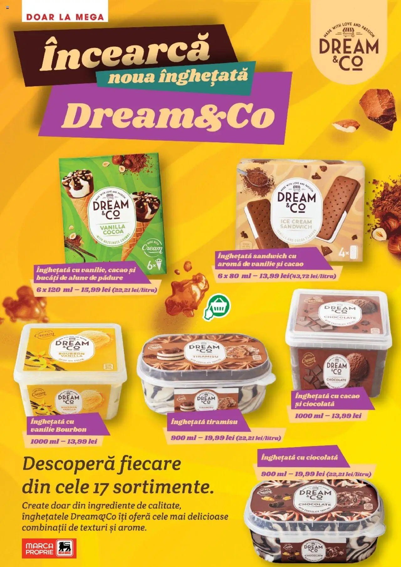 Catalog Mega Image 27 Martie - 22 Aprilie 2025 | Pagina 28 | Produse: Alune, Tiramisu, Bourbon, Înghețată