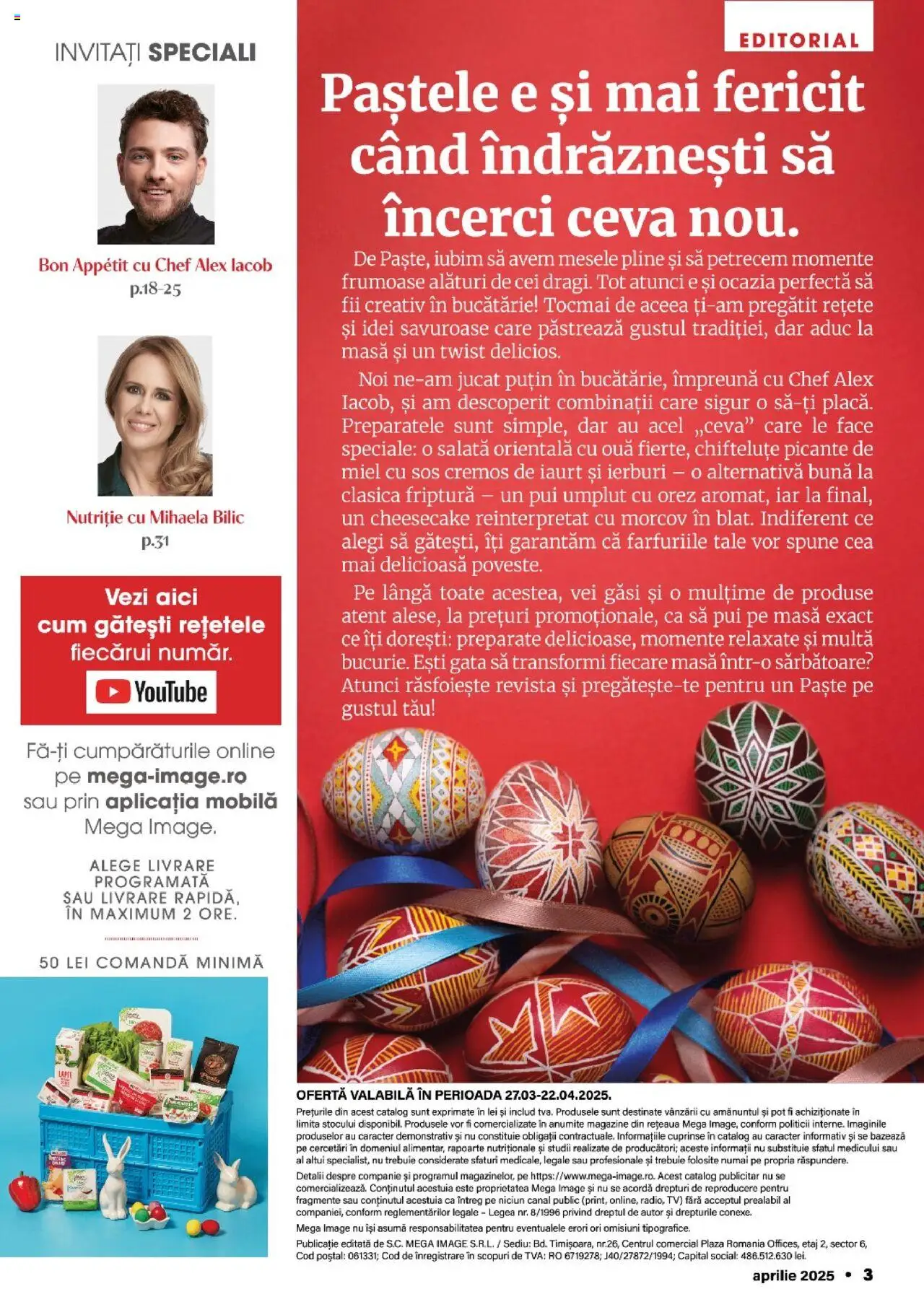 Catalog Mega Image 27 Martie - 22 Aprilie 2025 | Pagina 3 | Produse: Bucătărie, Orez, Paste, Salată