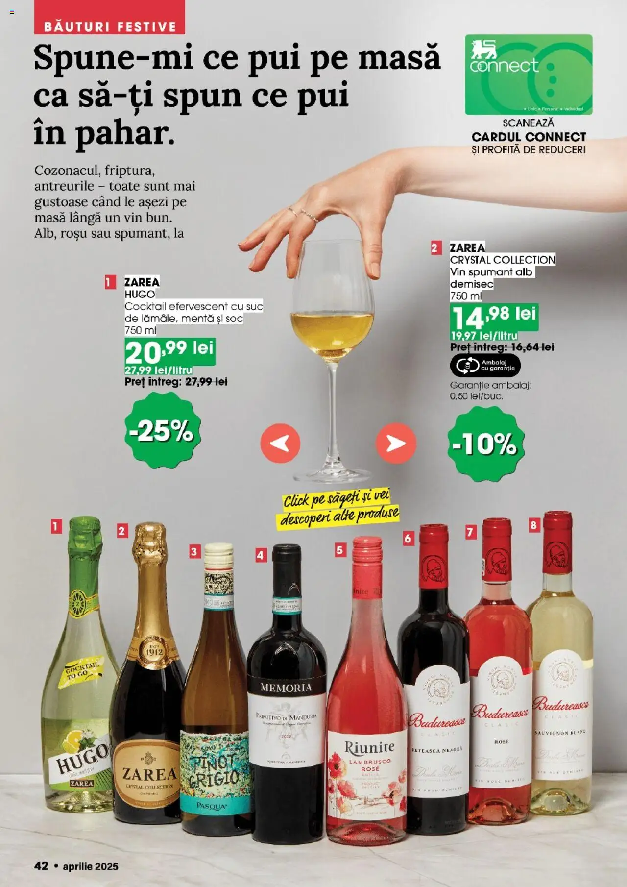 Catalog Mega Image 27 Martie - 22 Aprilie 2025 | Pagina 42 | Produse: Masă, Suc, Vin, Cocktail