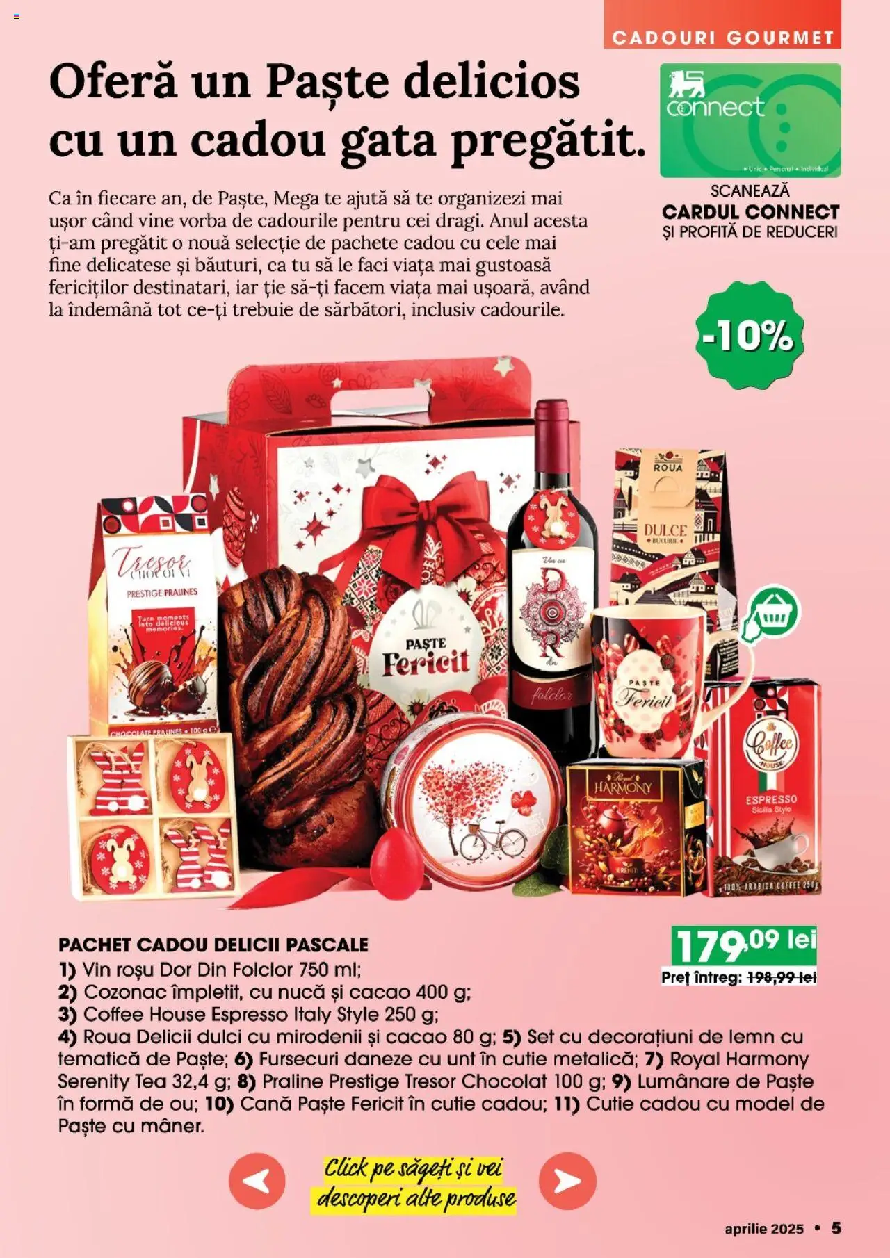 Catalog Mega Image 27 Martie - 22 Aprilie 2025 | Pagina 5 | Produse: Praline, Vin, Paste, Cacao