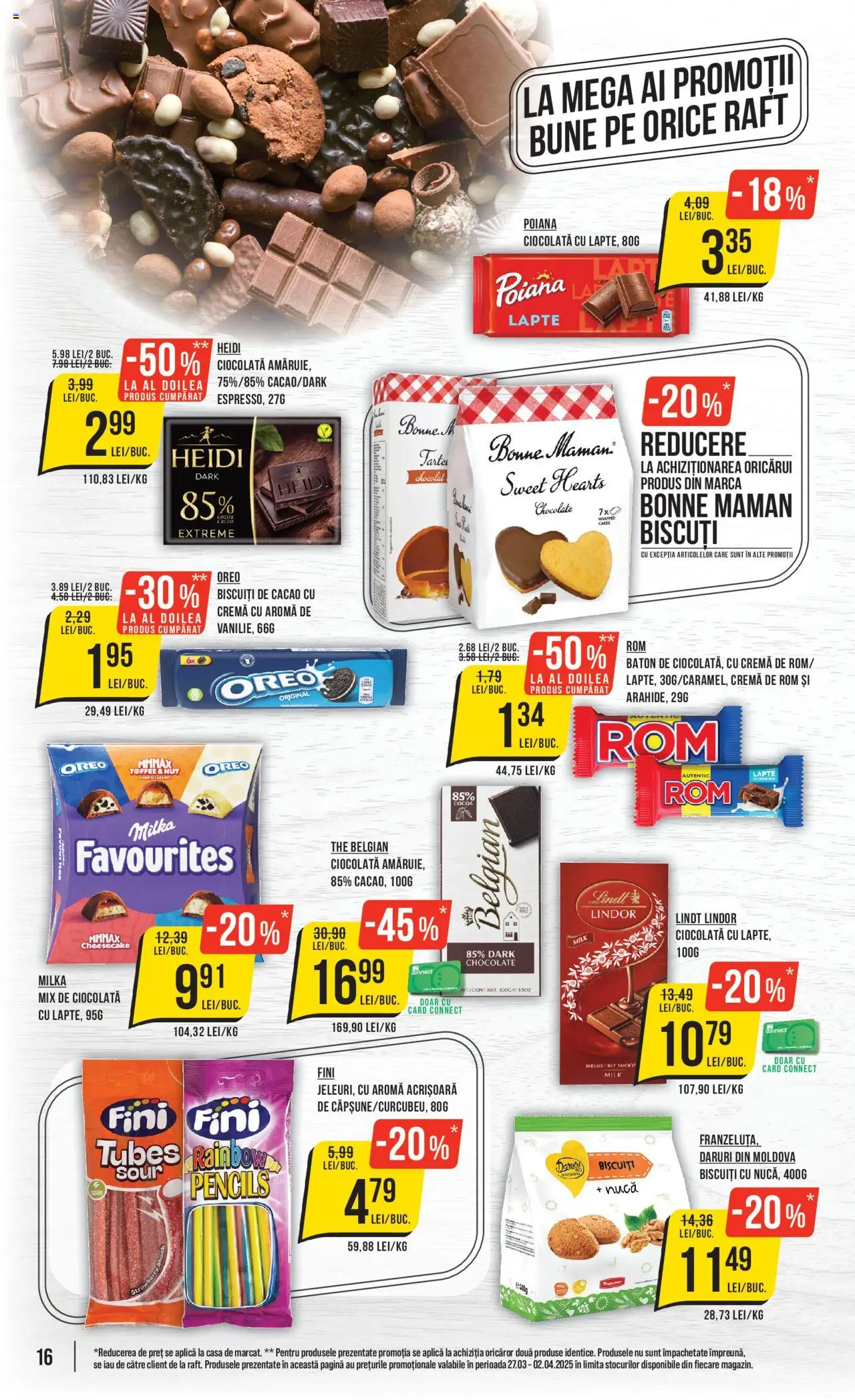Catalog Mega Image 27 Martie - 2 Aprilie 2025 | Pagina 16 | Produse: Raft, Lapte, Ciocolată, Rom