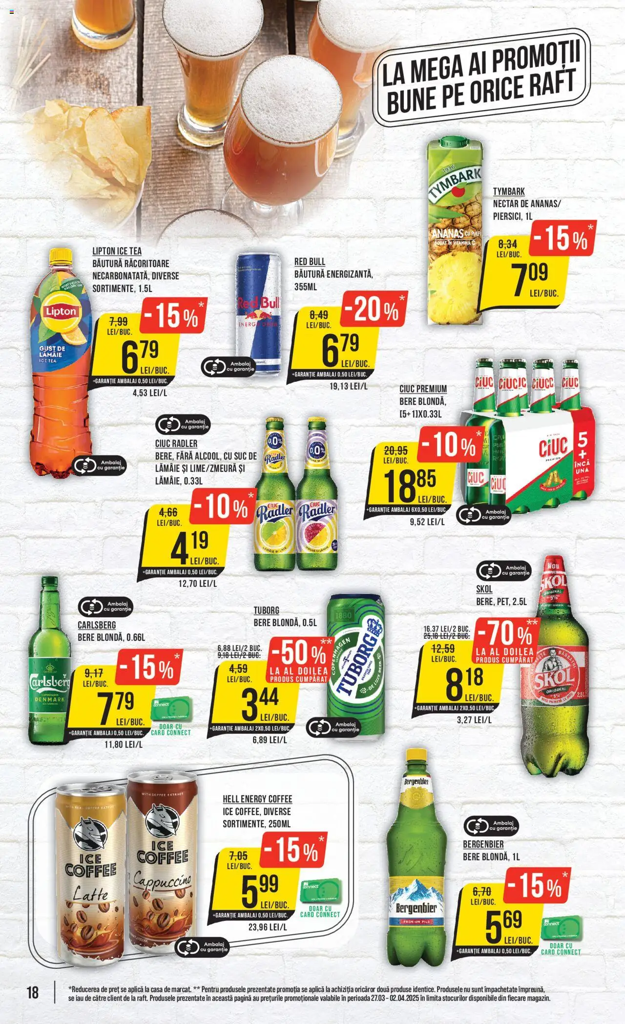 Catalog Mega Image 27 Martie - 2 Aprilie 2025 | Pagina 18 | Produse: Suc, Bere, Ice tea, Ananas