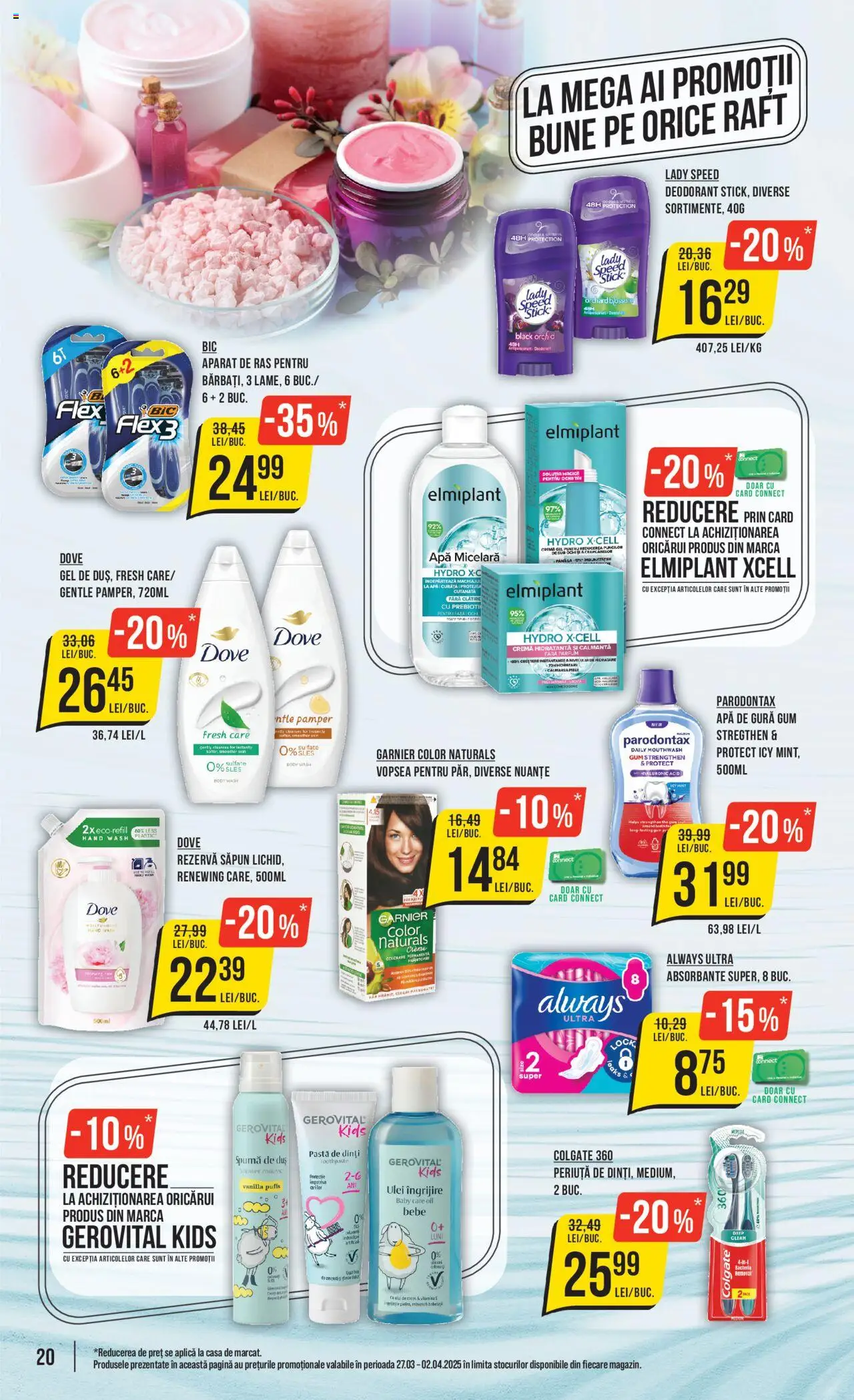 Catalog Mega Image 27 Martie - 2 Aprilie 2025 | Pagina 20 | Produse: Parfum, Cremă, Ulei, Rezervă săpun