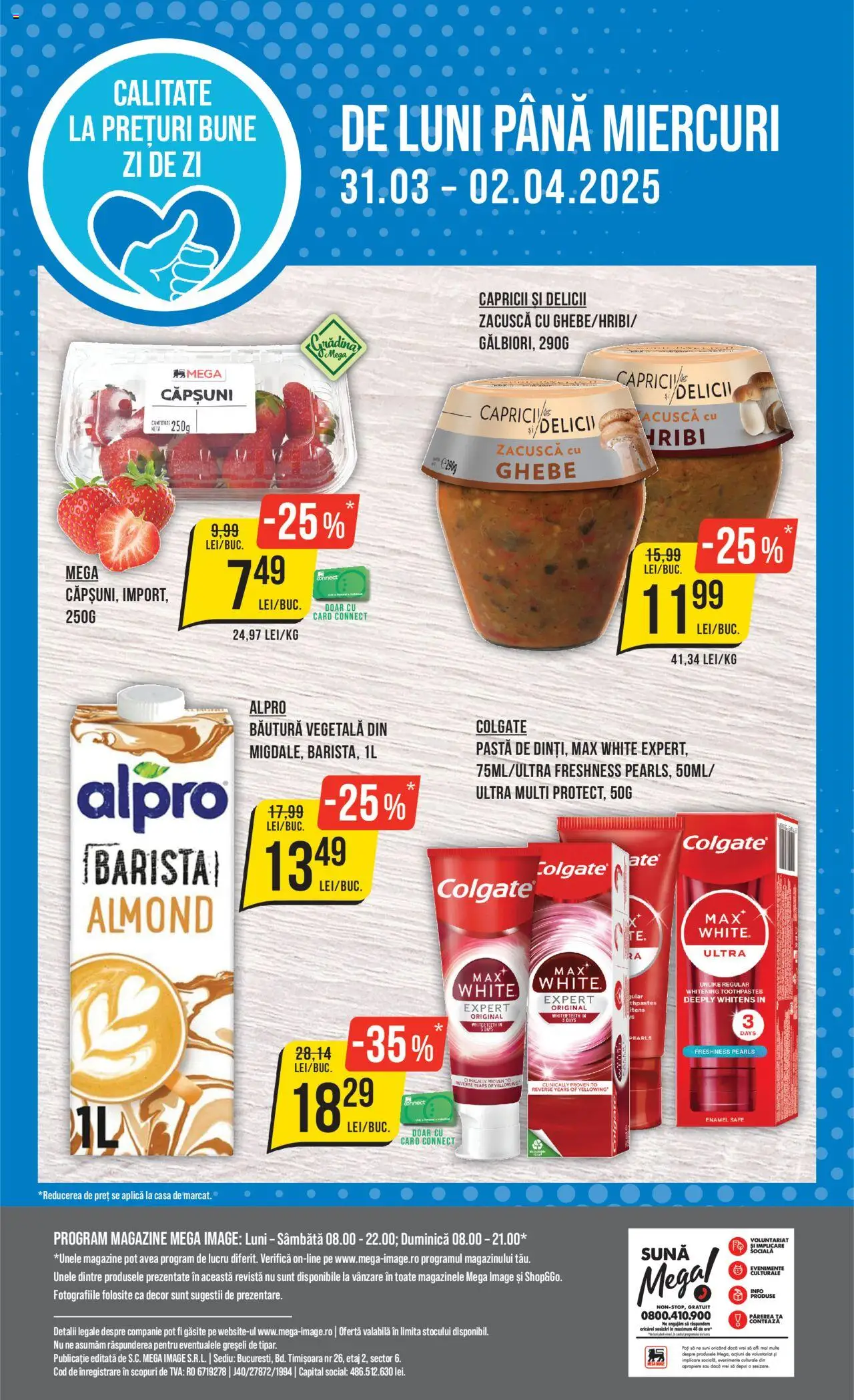 Catalog Mega Image 27 Martie - 2 Aprilie 2025 | Pagina 24 | Produse: Căpșuni, Zacuscă