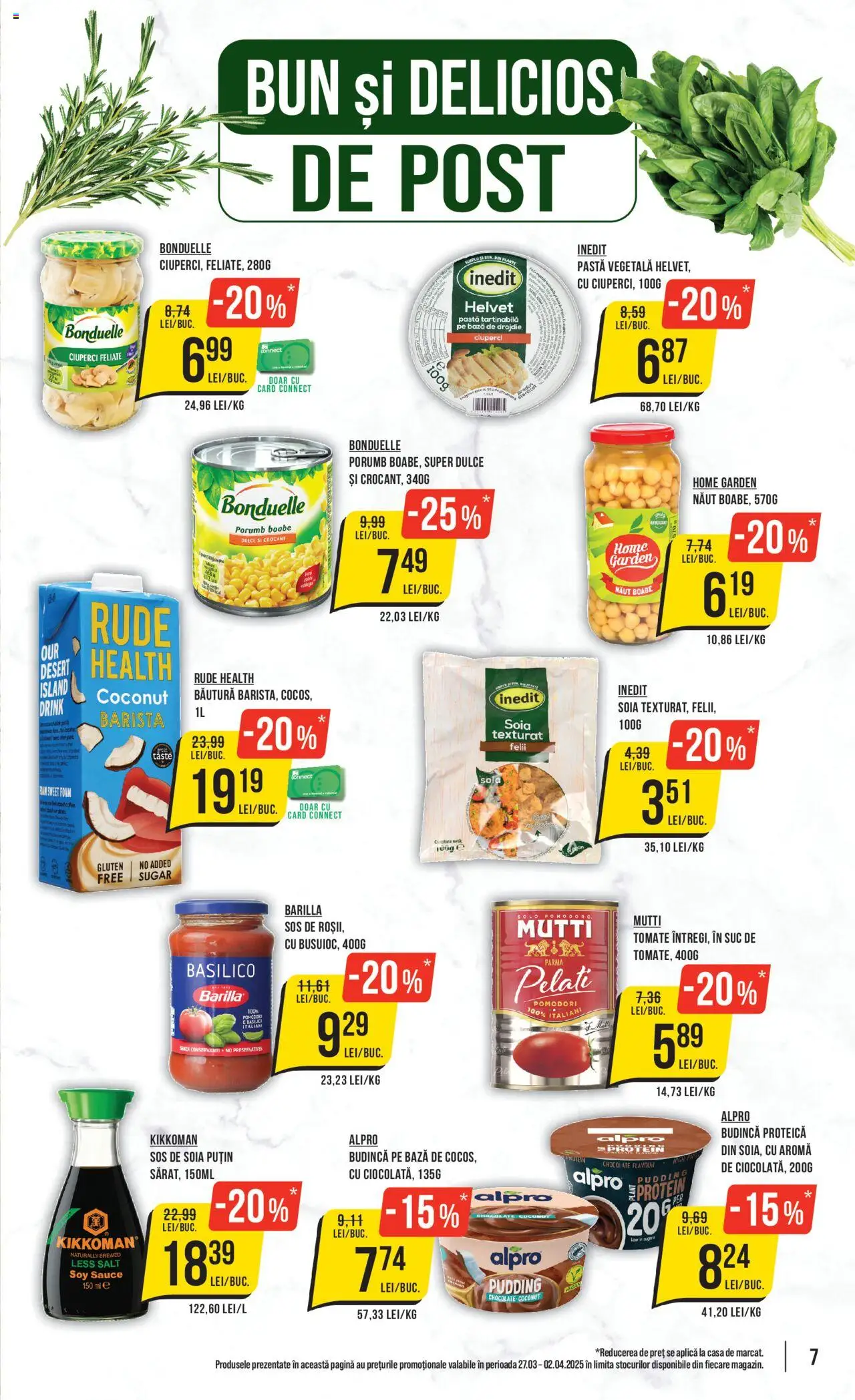 Catalog Mega Image 27 Martie - 2 Aprilie 2025 | Pagina 7 | Produse: Ciuperci, Suc, Porumb, Sos