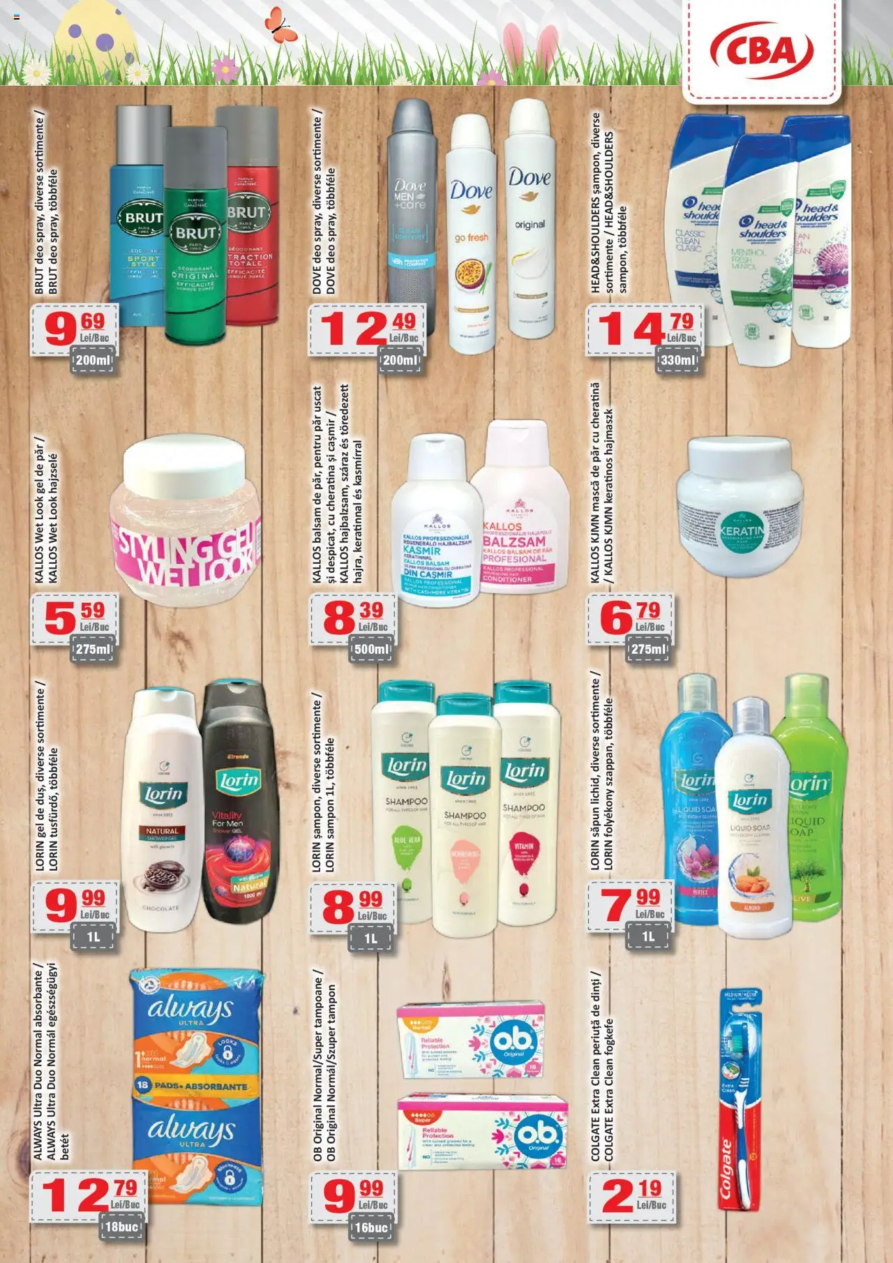 Catalog CBA 5 - 24 Aprilie 2025 | Pagina 10 | Produse: Delgeç, Șampon, Deodorant, Tampoane
