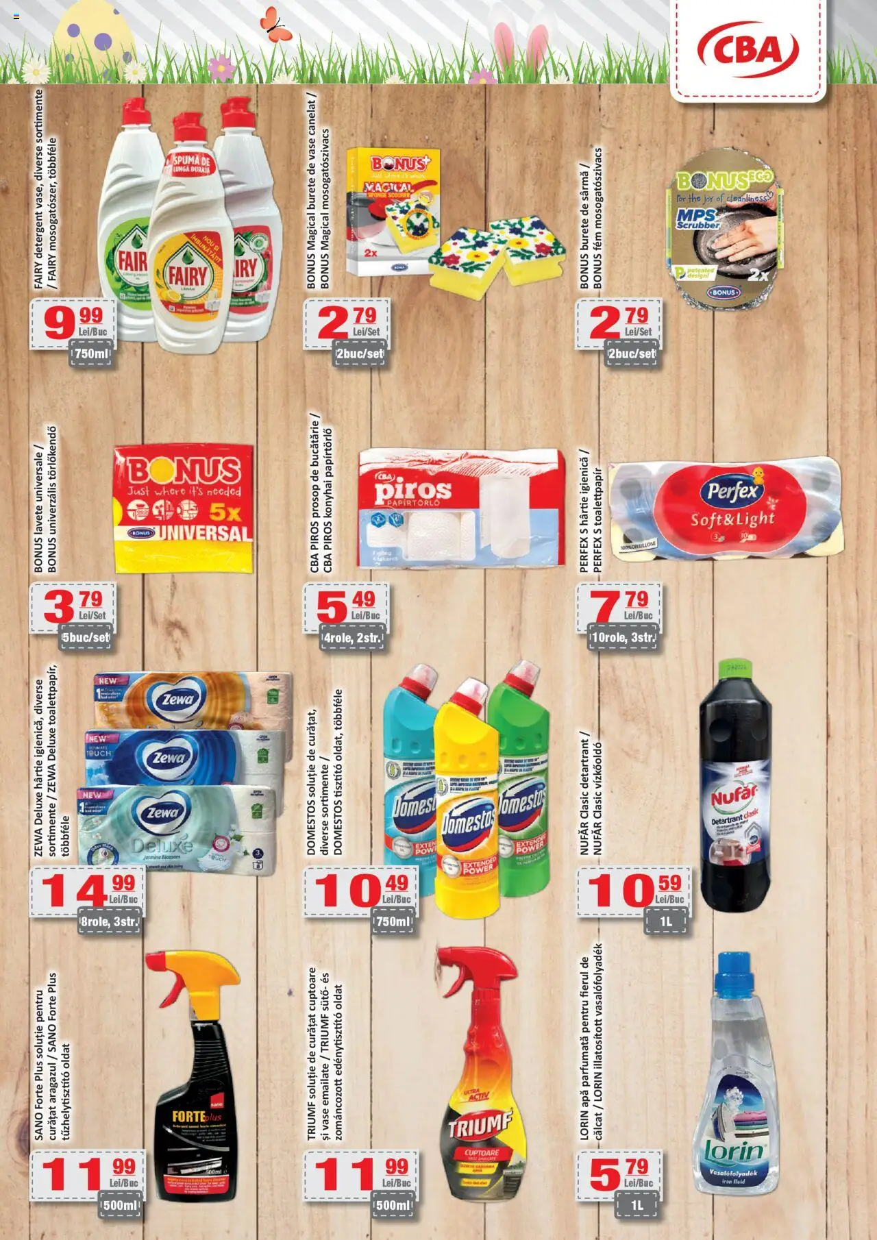 Catalog CBA 5 - 24 Aprilie 2025 | Pagina 11 | Produse: Burete, Detergent, Lavete, Apă