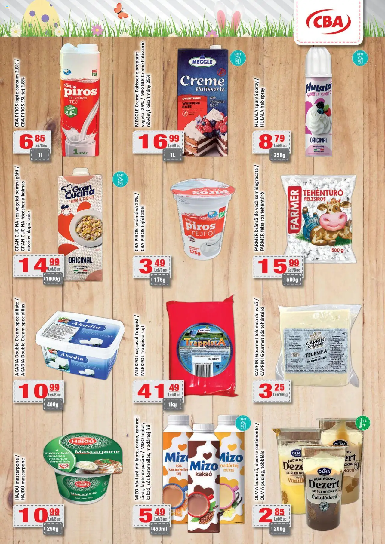 Catalog CBA 5 - 24 Aprilie 2025 | Pagina 2 | Produse: Cașcaval, Brânză, Mascarpone, Sos