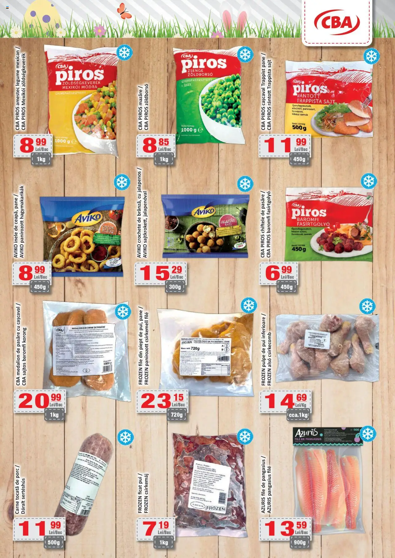 Catalog CBA 5 - 24 Aprilie 2025 | Pagina 4 | Produse: Cașcaval, Carne tocată, Chiftele, Legume