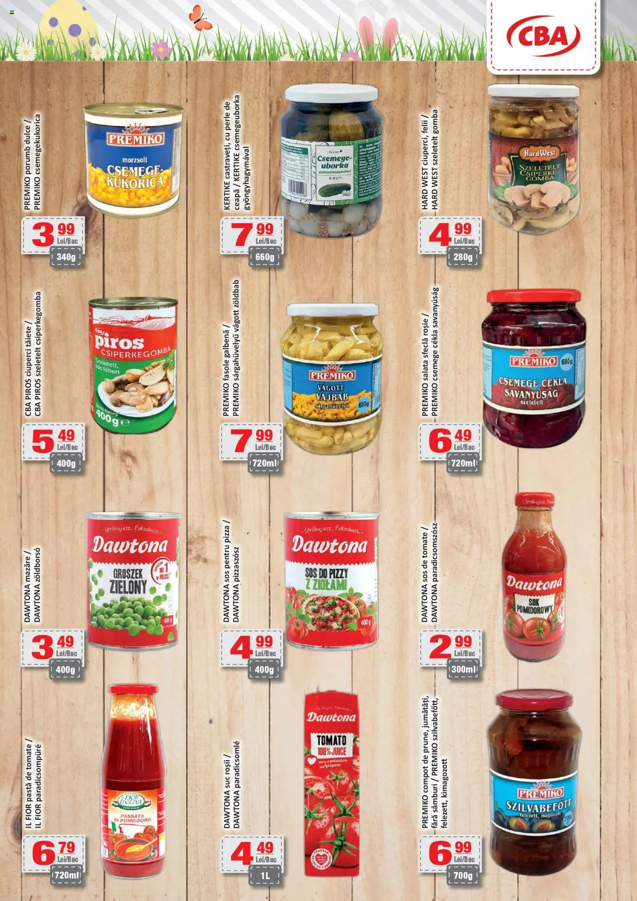 Catalog CBA 5 - 24 Aprilie 2025 | Pagina 6 | Produse: Ciuperci, Suc, Roșii, Porumb
