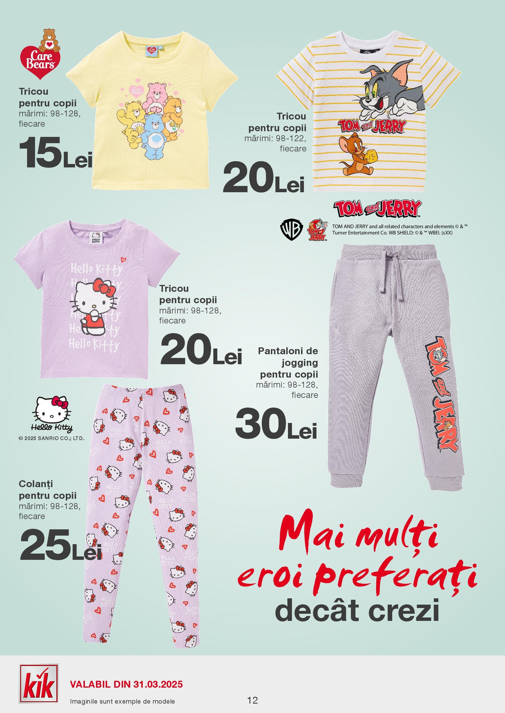 Catalog Kik 31 Martie - 6 Aprilie 2025 | Pagina 12 | Produse: Tricou, Pantaloni, Colanți