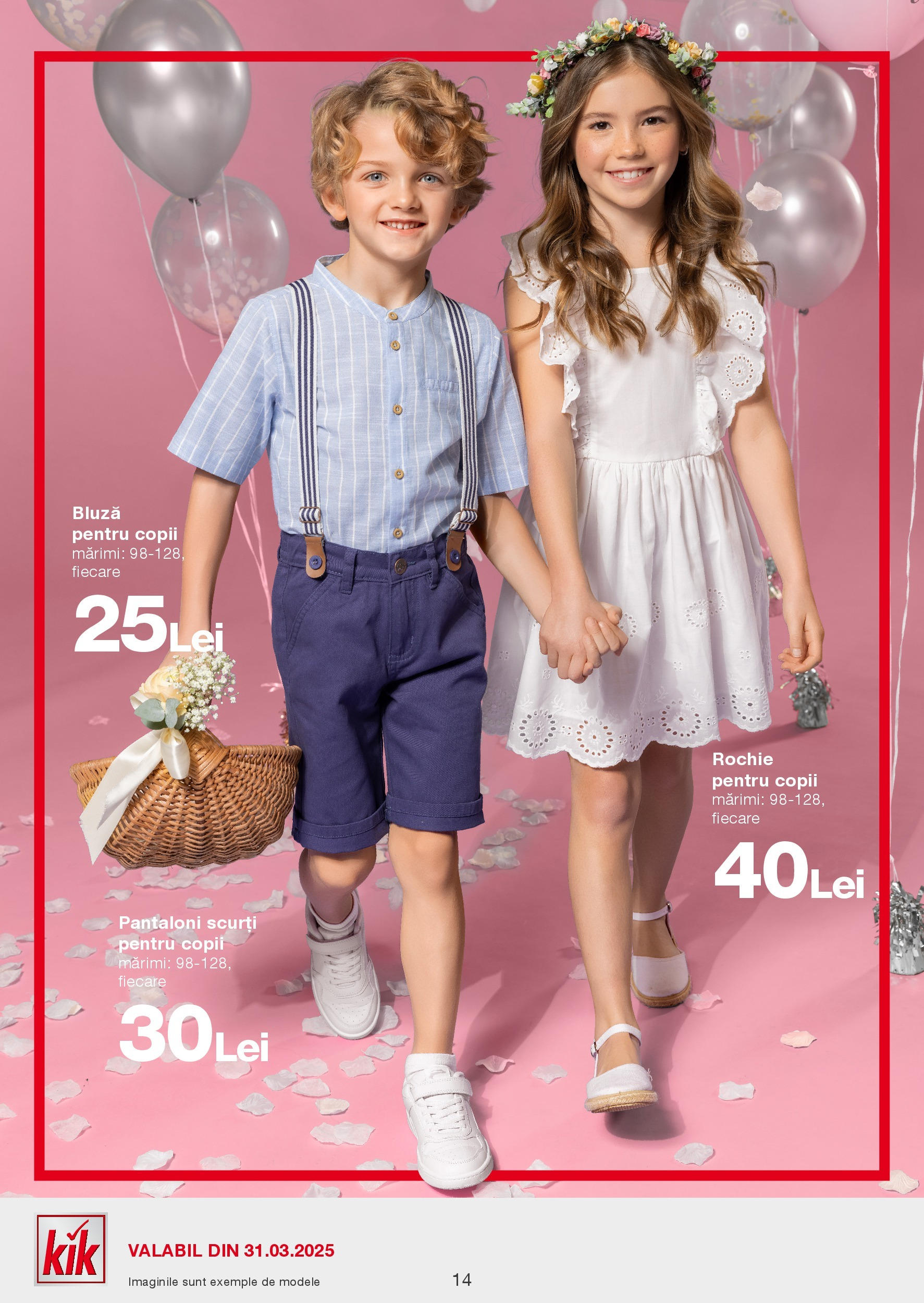 Catalog Kik 31 Martie - 6 Aprilie 2025 | Pagina 14 | Produse: Rochie, Bluză, Pantaloni, Pantaloni scurți