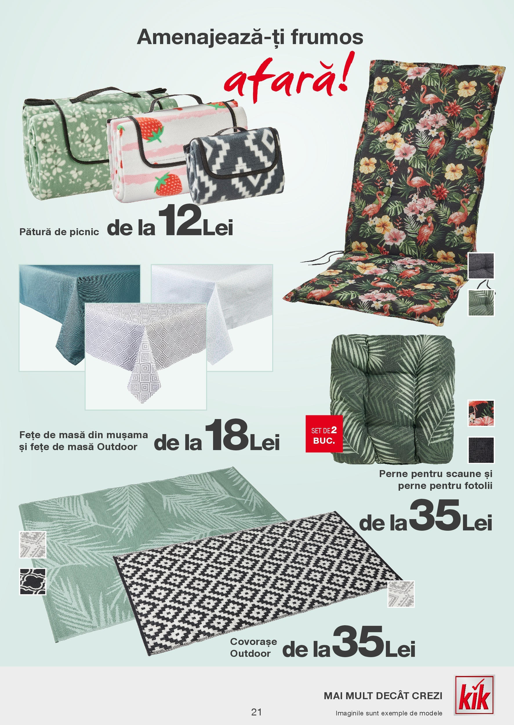 Catalog Kik 31 Martie - 6 Aprilie 2025 | Pagina 21 | Produse: Pătură, Masă