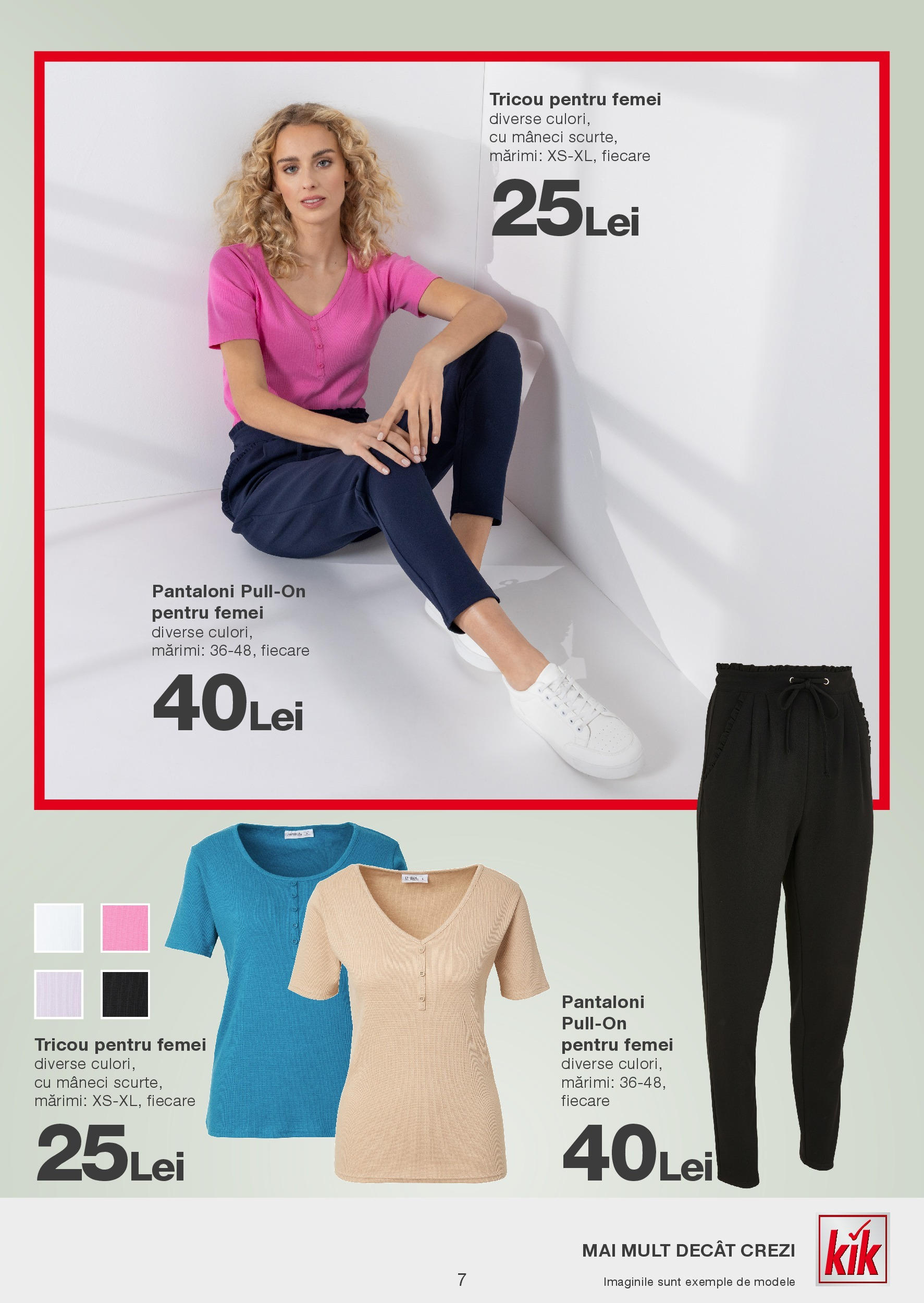 Catalog Kik 31 Martie - 6 Aprilie 2025 | Pagina 7 | Produse: Tricou, Pantaloni