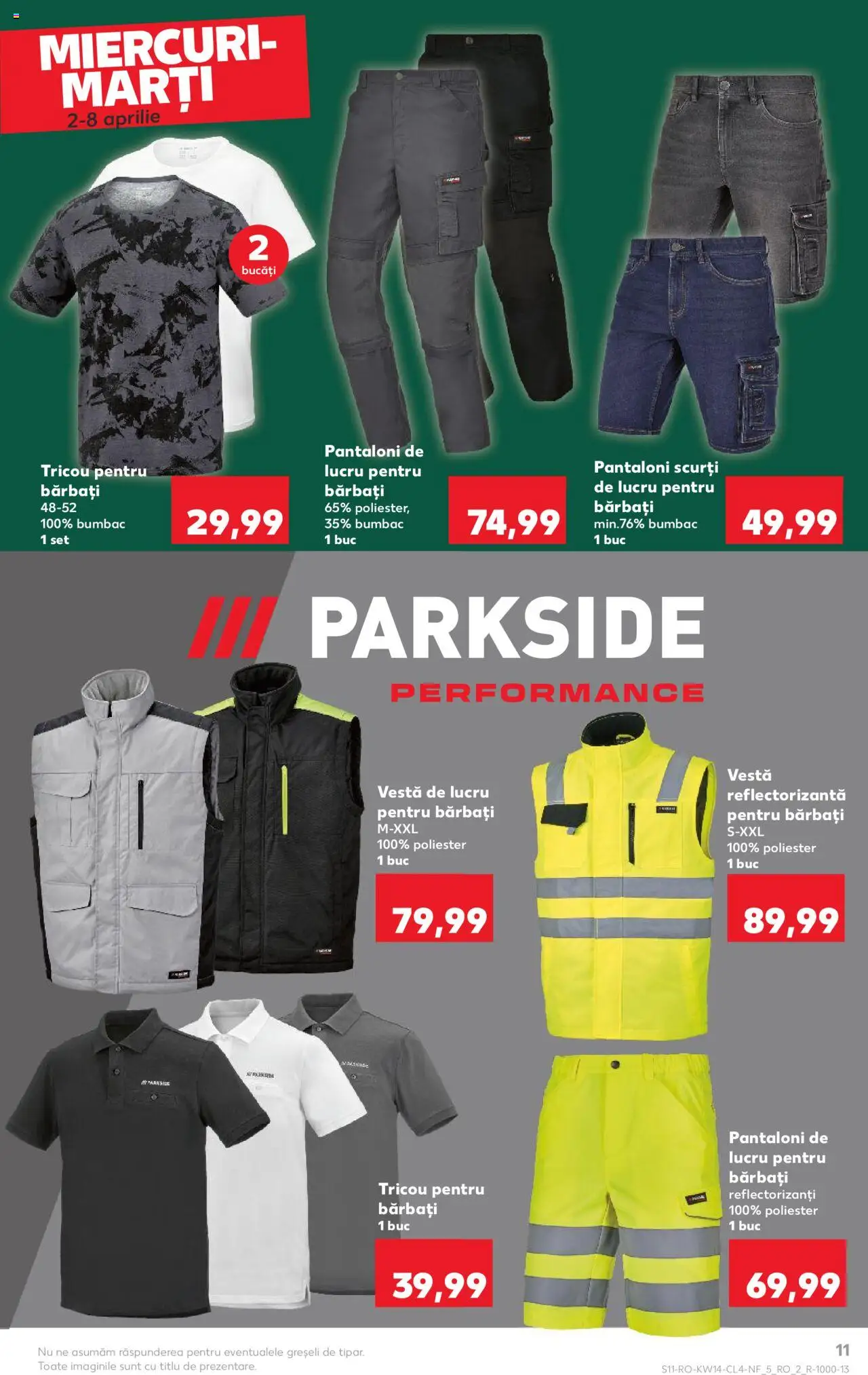 Catalog Kaufland 2 - 8 Aprilie 2025 | Pagina 11 | Produse: Kestane, Vestă, Pantaloni, Pantaloni scurți