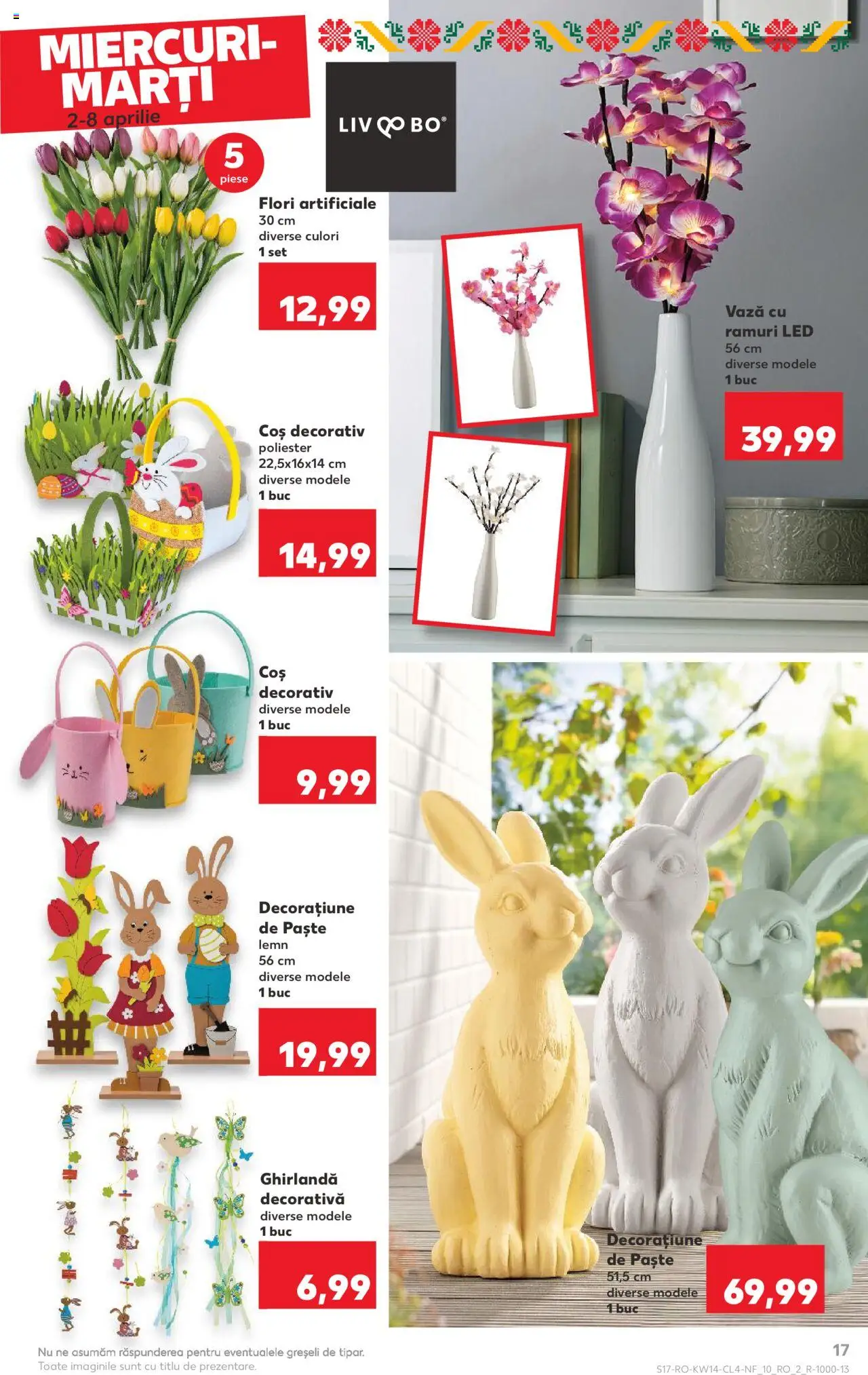 Catalog Kaufland 2 - 8 Aprilie 2025 | Pagina 17 | Produse: Coș, Babak, Vază, Paste