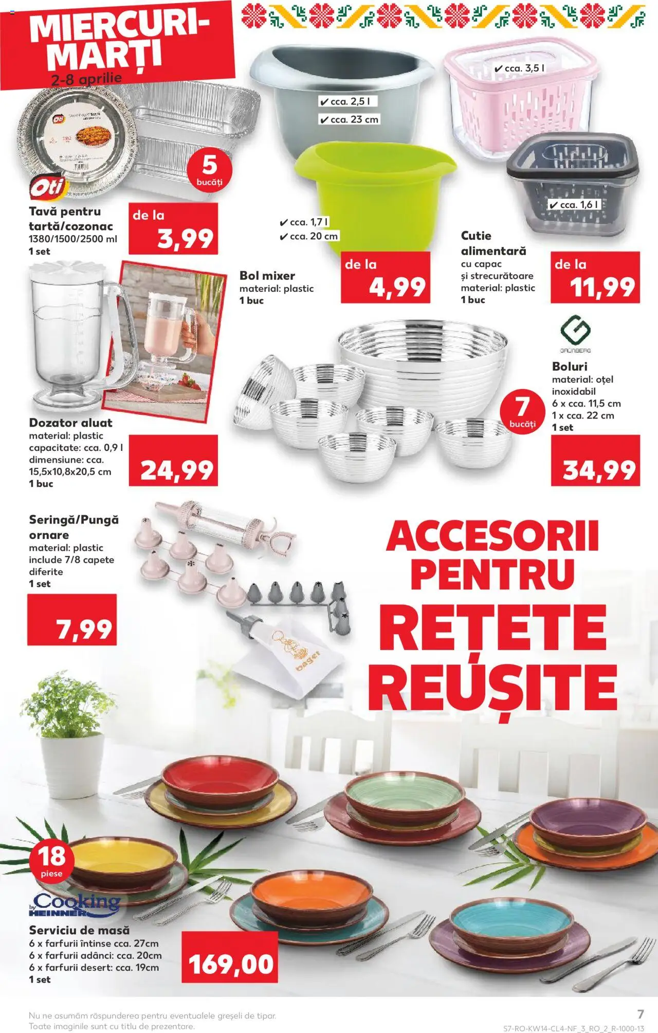 Catalog Kaufland 2 - 8 Aprilie 2025 | Pagina 7 | Produse: Mixer, Bol, Cutie, Aluat
