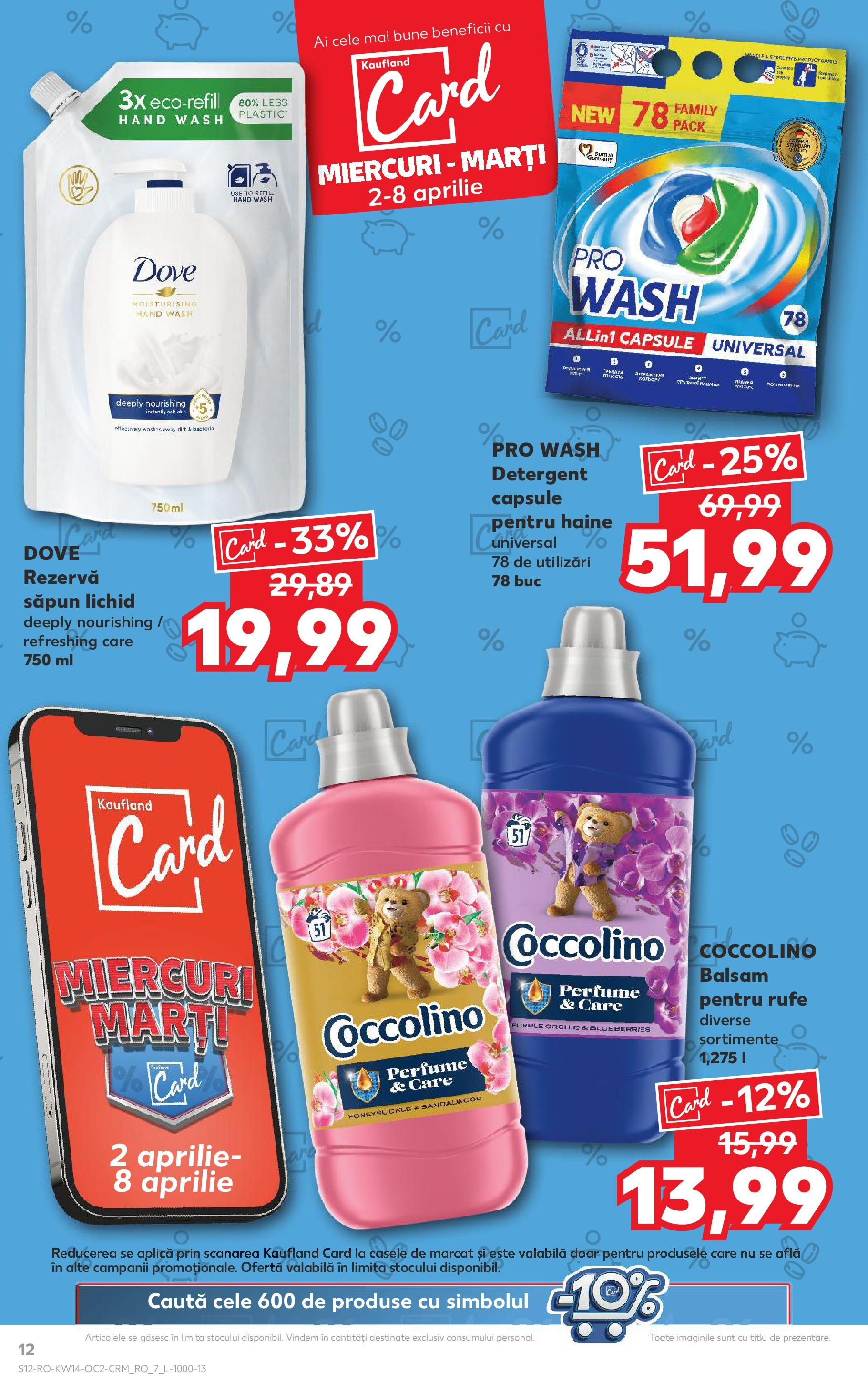 Catalog Kaufland 2 - 8 Aprilie 2025 | Pagina 12 | Produse: Balsam, Detergent, Haine, Săpun lichid
