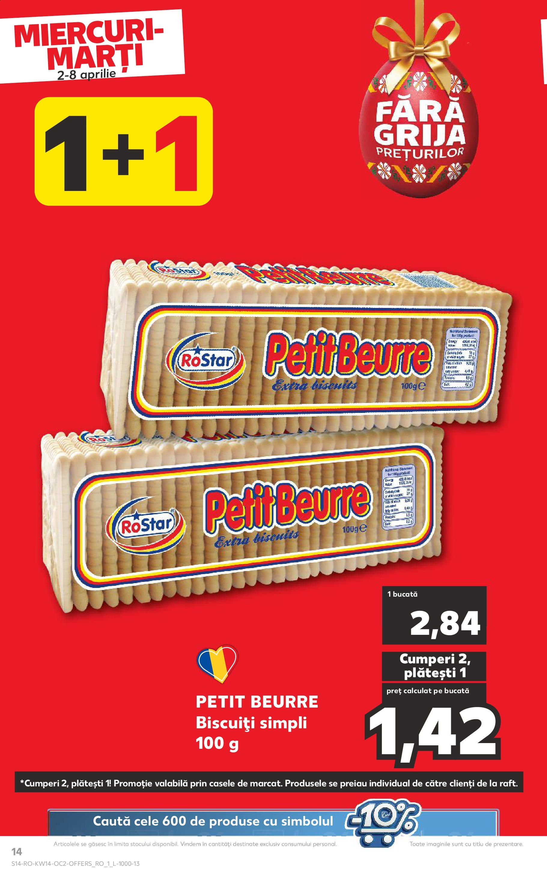 Catalog Kaufland 2 - 8 Aprilie 2025 | Pagina 14 | Produse: Biscuiți