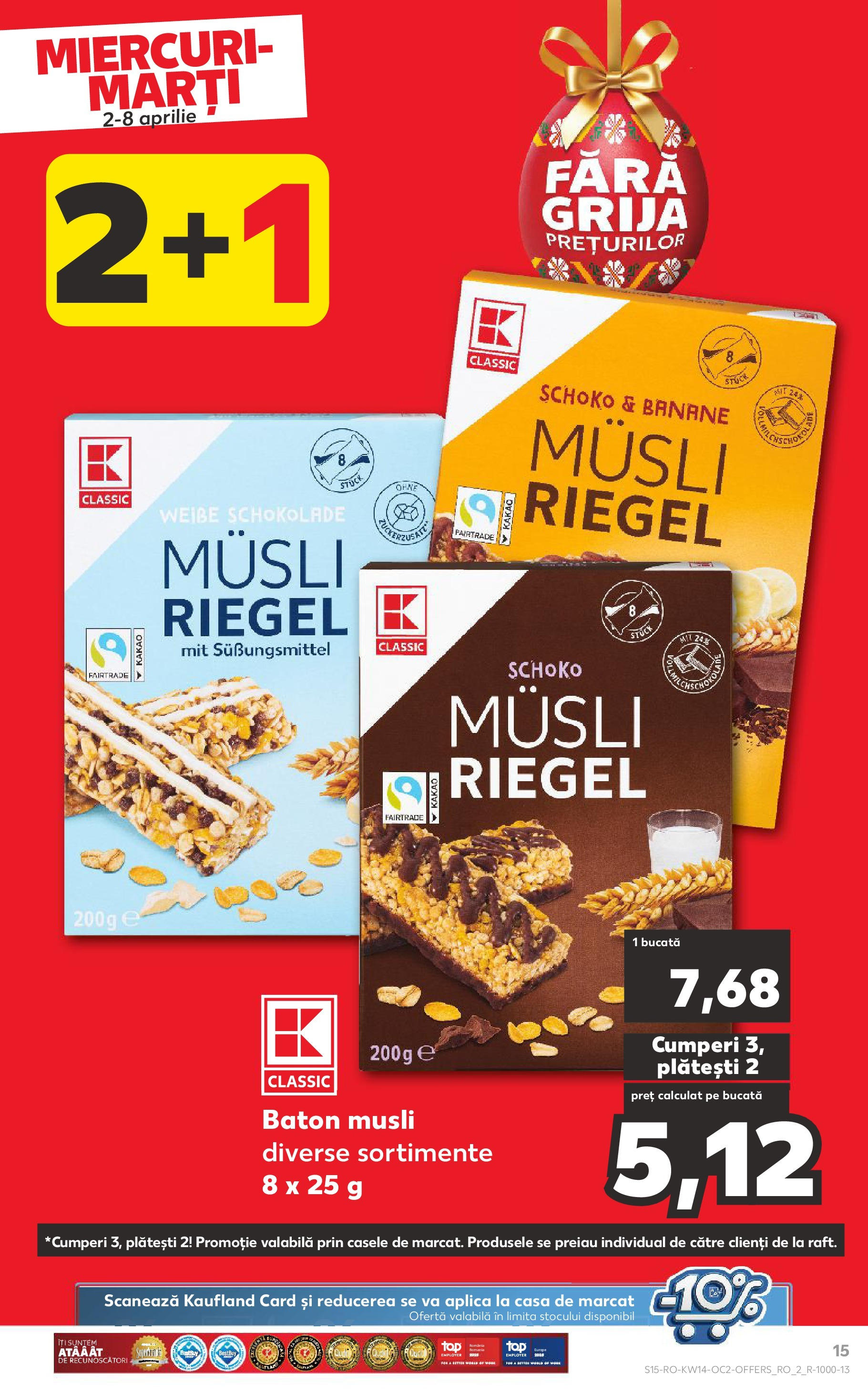 Catalog Kaufland 2 - 8 Aprilie 2025 | Pagina 15 | Produse: Banane