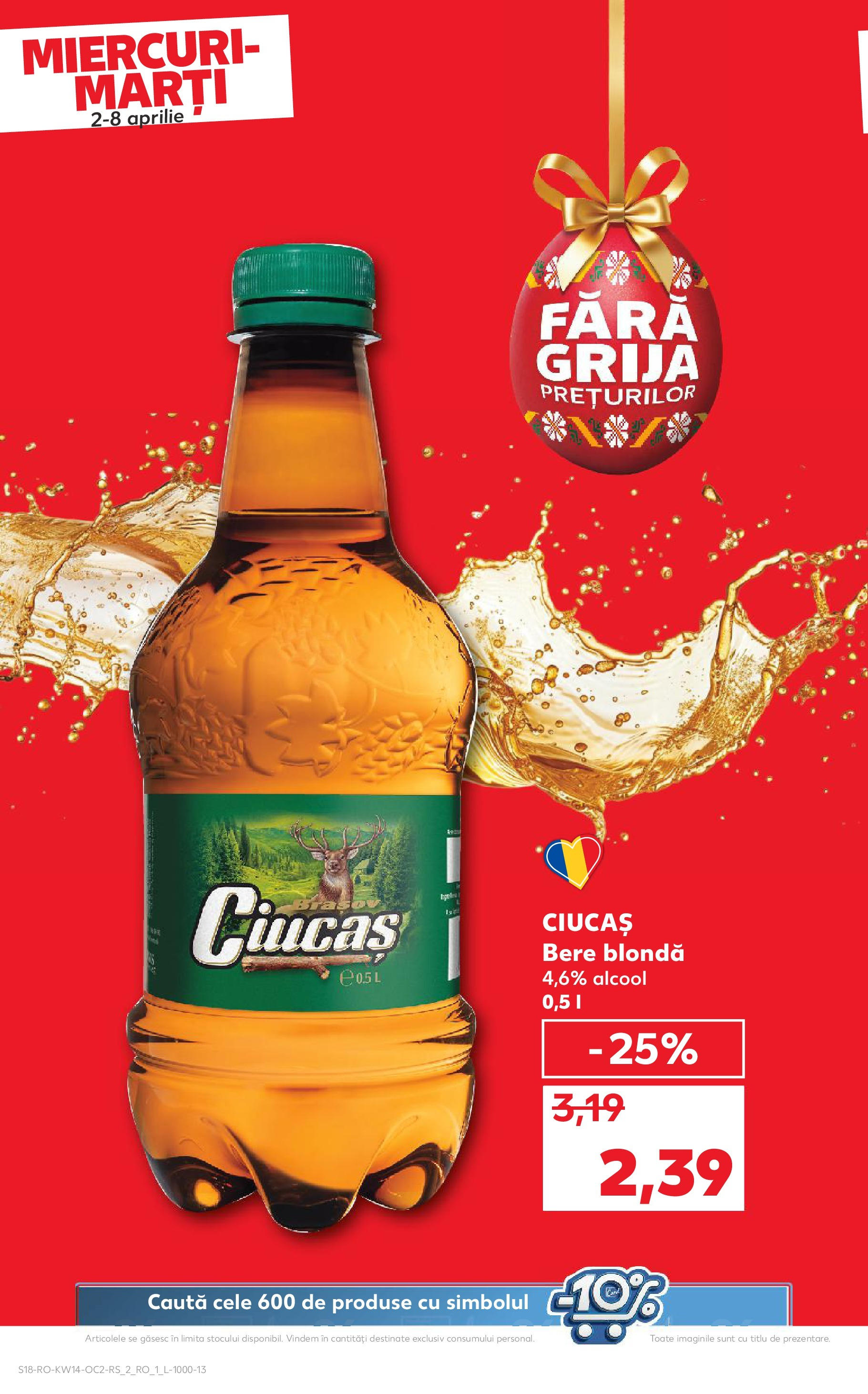 Catalog Kaufland 2 - 8 Aprilie 2025 | Pagina 18 | Produse: Bere