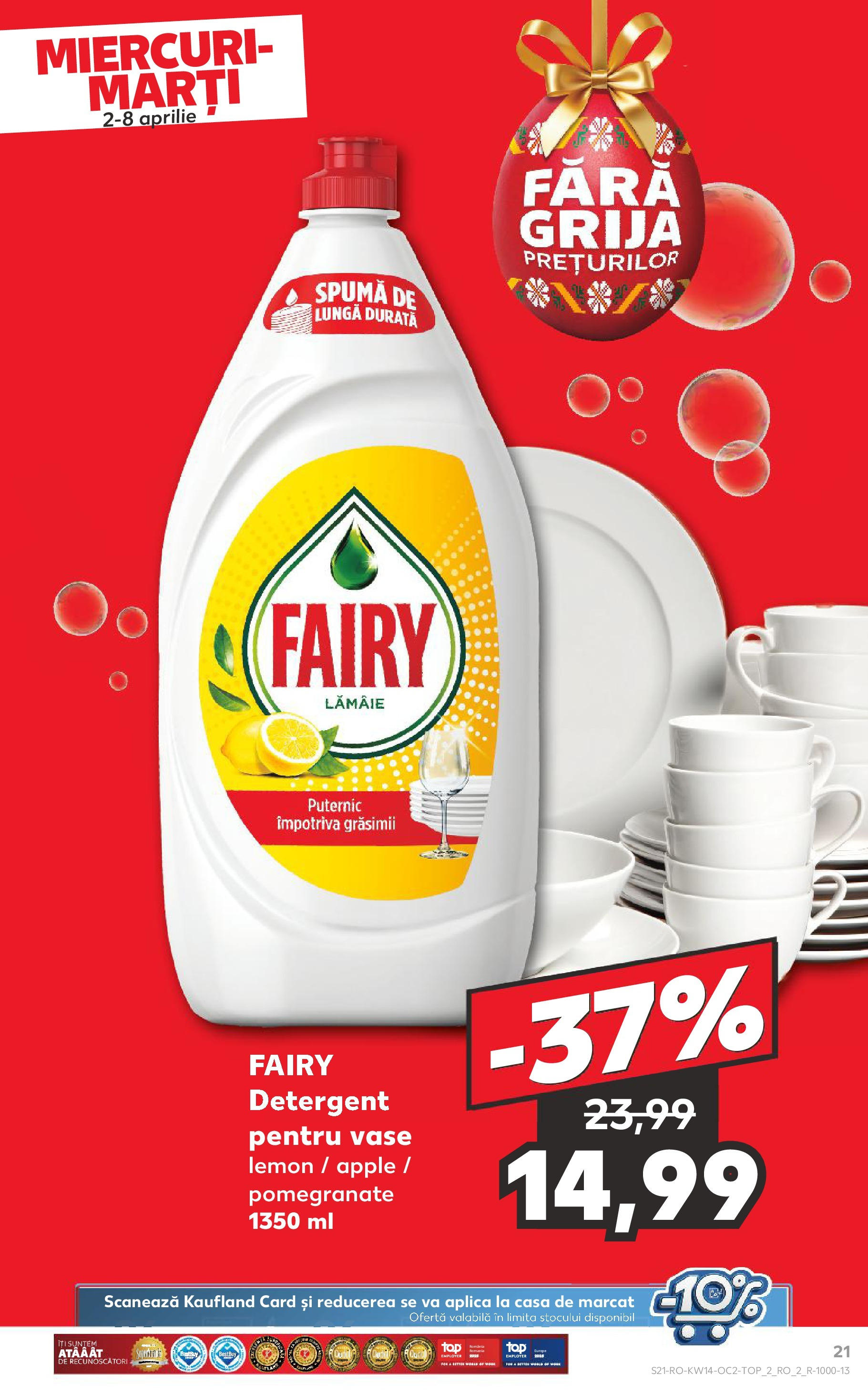 Catalog Kaufland 2 - 8 Aprilie 2025 | Pagina 21 | Produse: Apple, Detergent, Lămâie