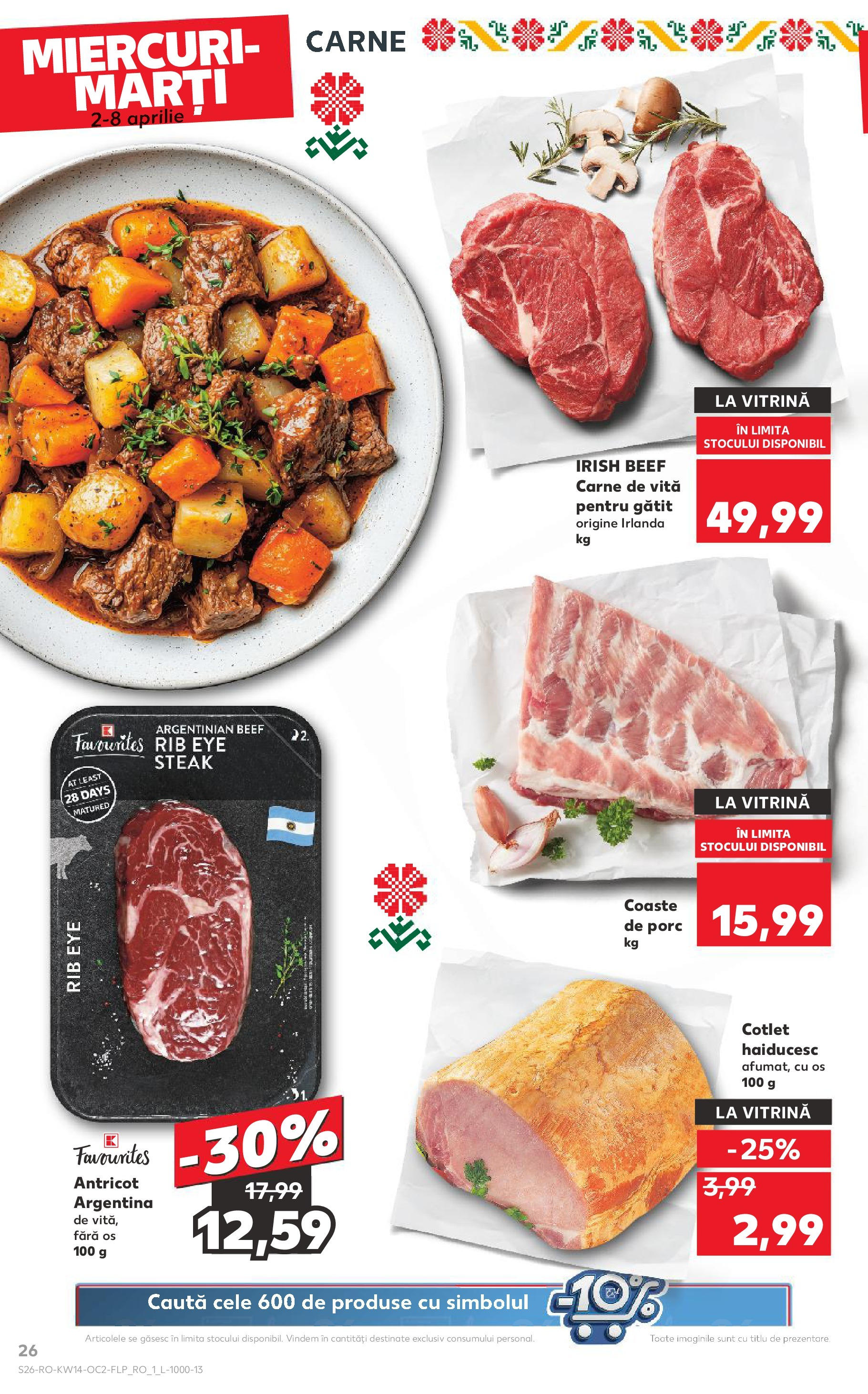 Catalog Kaufland 2 - 8 Aprilie 2025 | Pagina 26 | Produse: Lait de coco, Vitrină, Carne De Vită