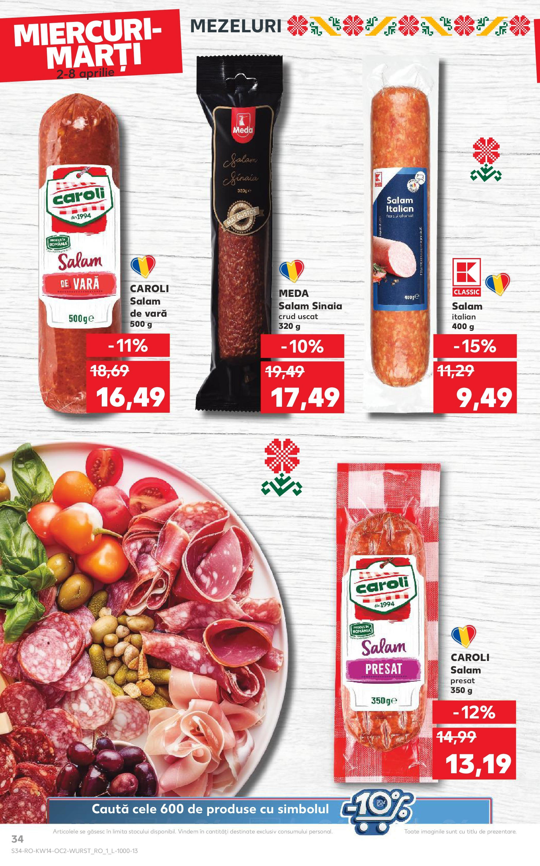 Catalog Kaufland 2 - 8 Aprilie 2025 | Pagina 34 | Produse: Salam