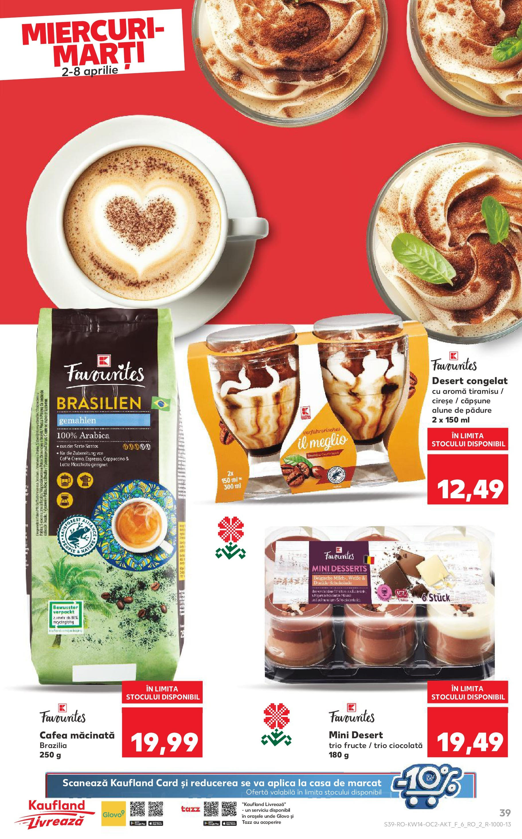 Catalog Kaufland 2 - 8 Aprilie 2025 | Pagina 39 | Produse: Alune, Cafea, Cireșe, Fructe