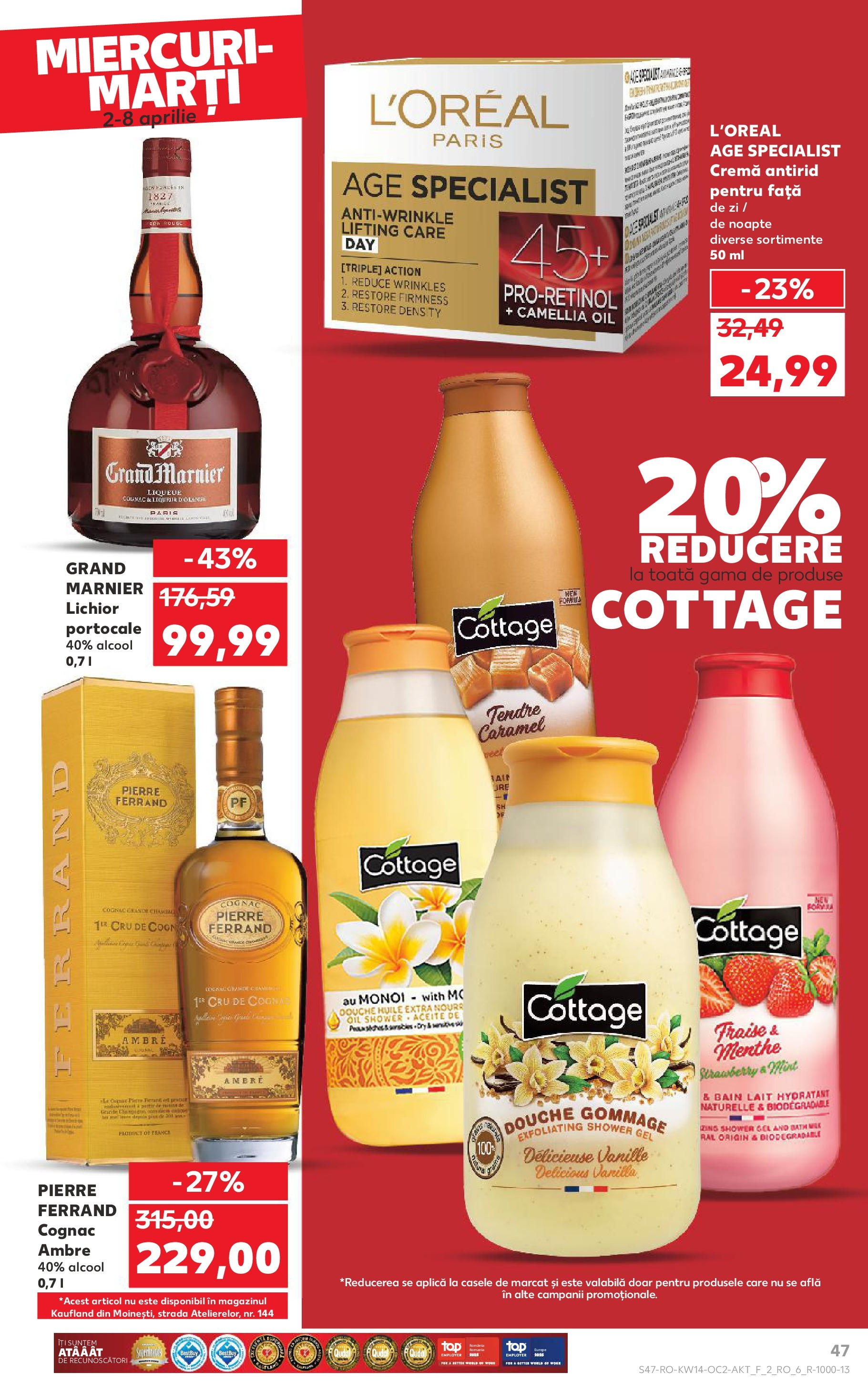 Catalog Kaufland 2 - 8 Aprilie 2025 | Pagina 47 | Produse: Lichior, Cremă, Portocale