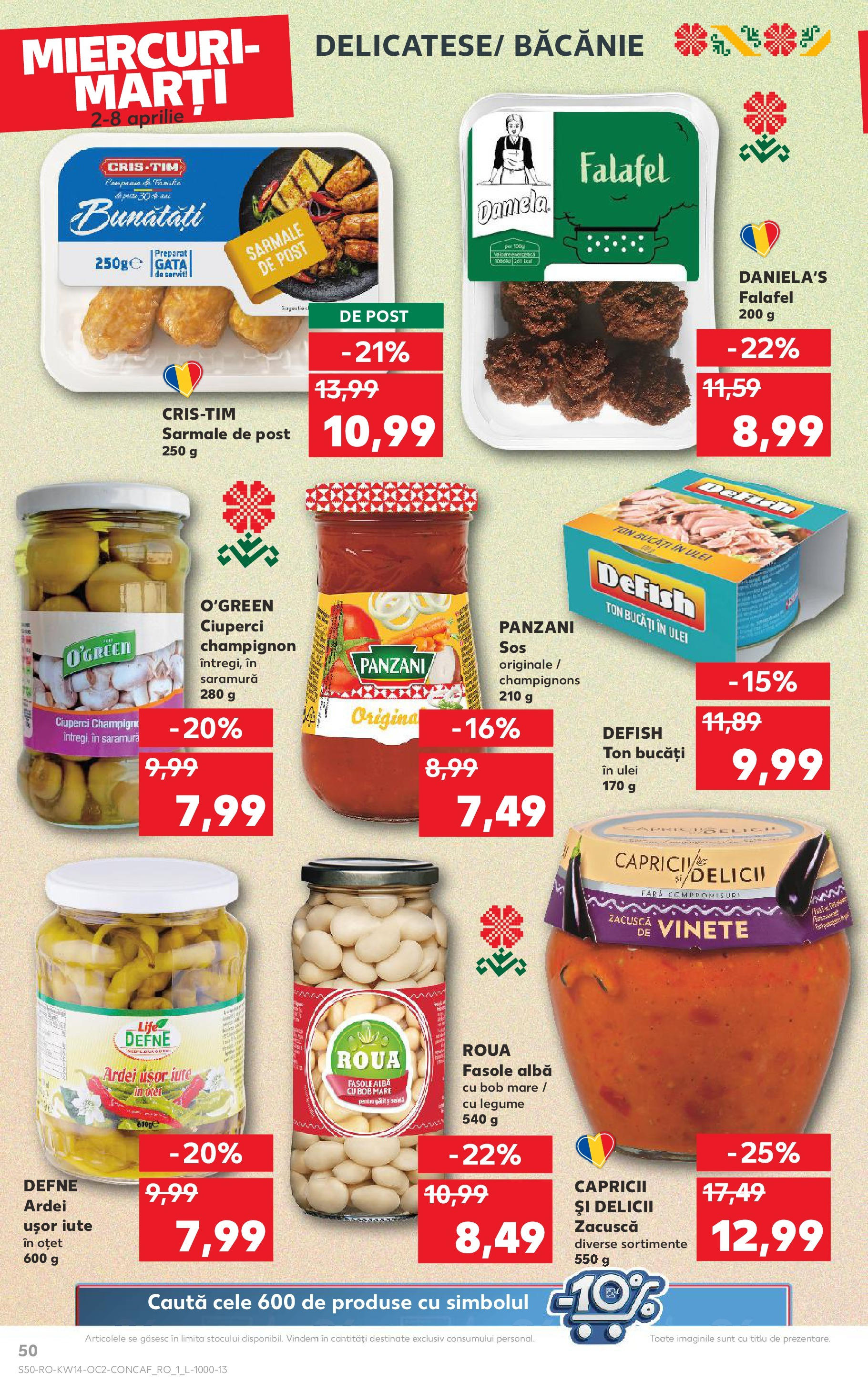 Catalog Kaufland 2 - 8 Aprilie 2025 | Pagina 50 | Produse: Ardei, Ulei, Oțet, Legume