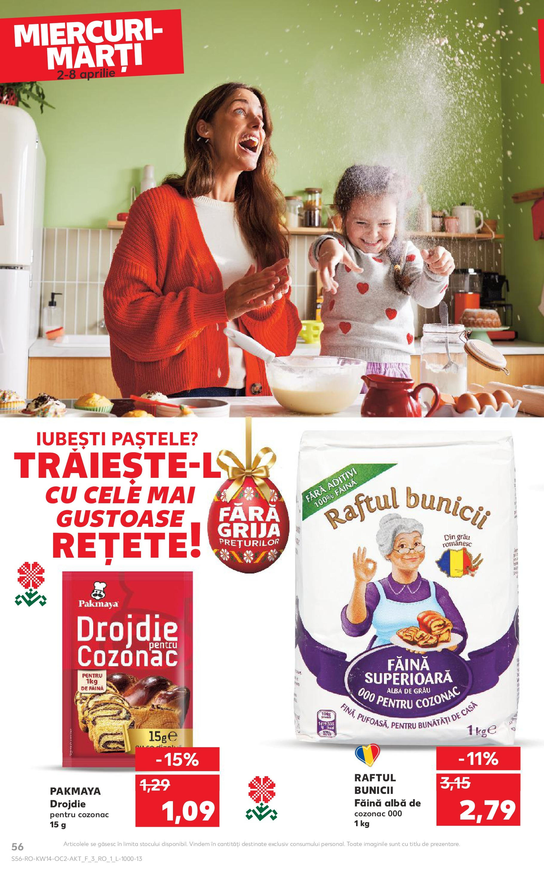 Catalog Kaufland 2 - 8 Aprilie 2025 | Pagina 56 | Produse: Făină