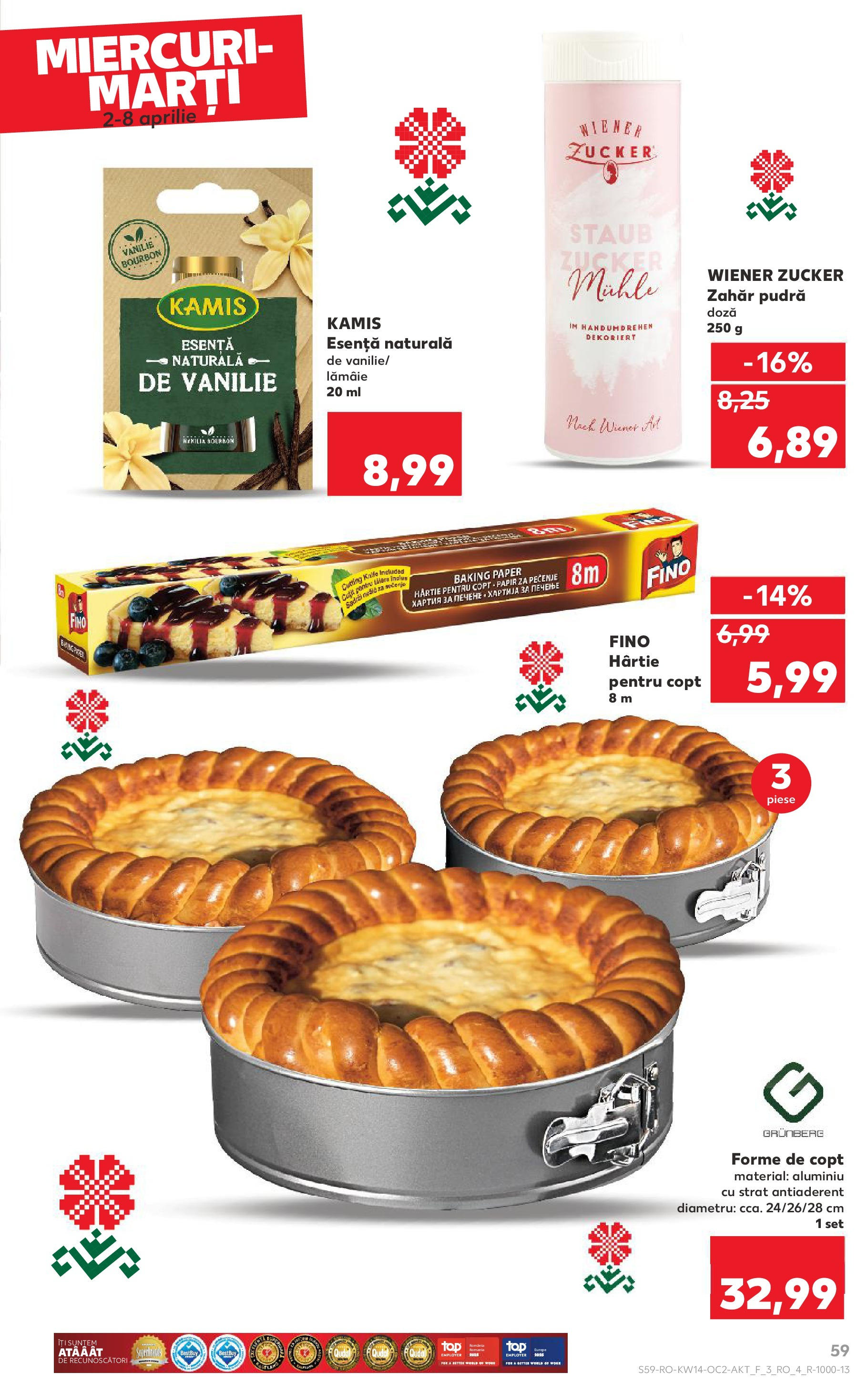 Catalog Kaufland 2 - 8 Aprilie 2025 | Pagina 59 | Produse: Cuțit, Pudră, Zahăr, Lămâie